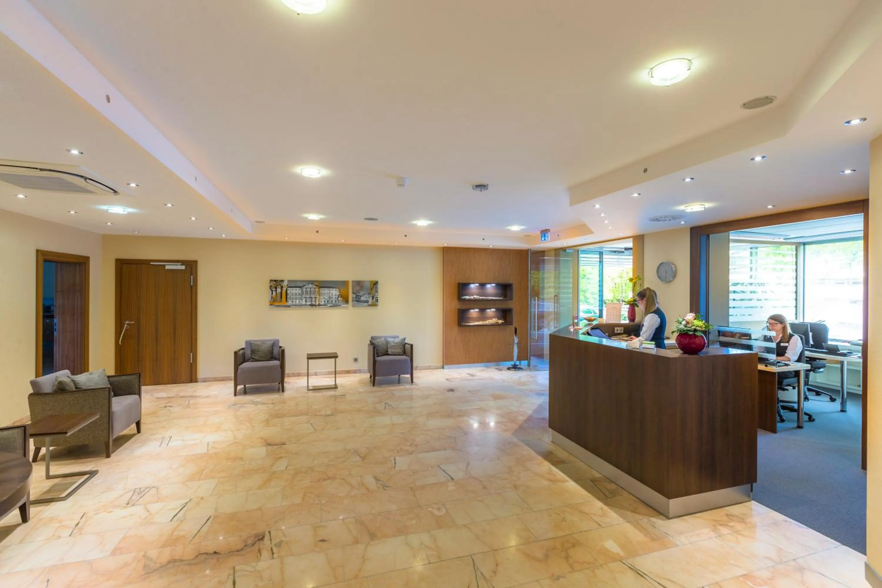 Lobby or reception in Hotel Scheffelhöhe