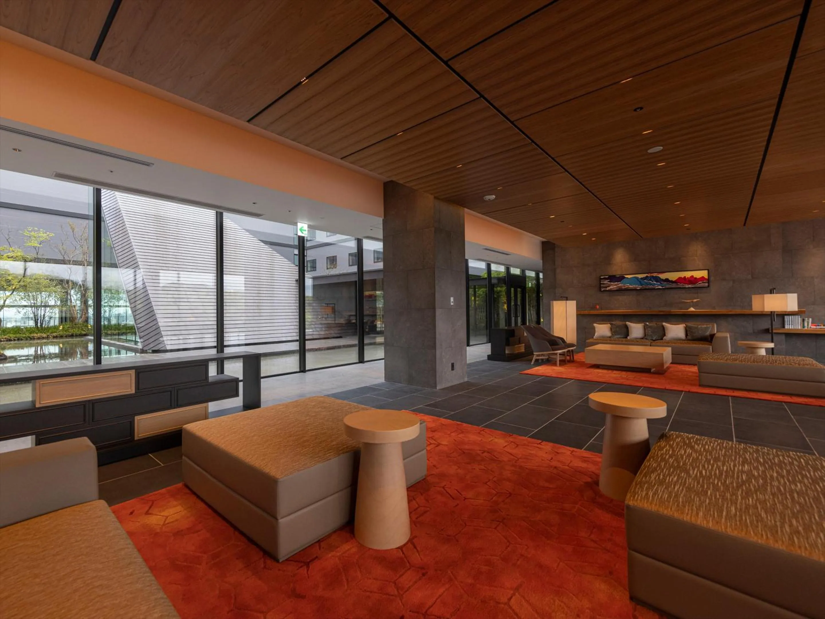 Lobby or reception in THE BLOSSOM KUMAMOTO