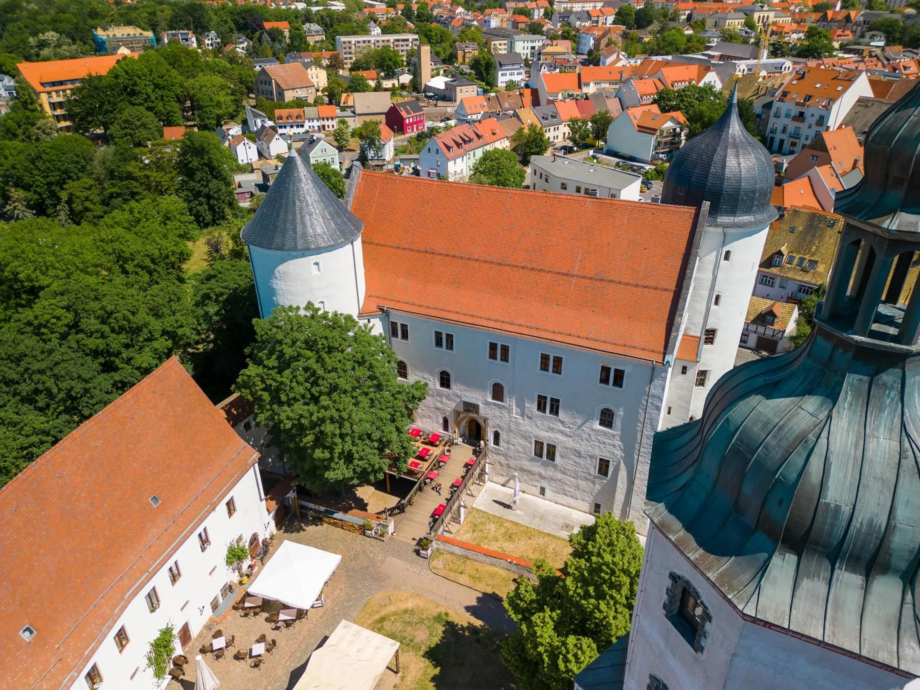 Bird's eye view in Schloss Hotel Wurzen