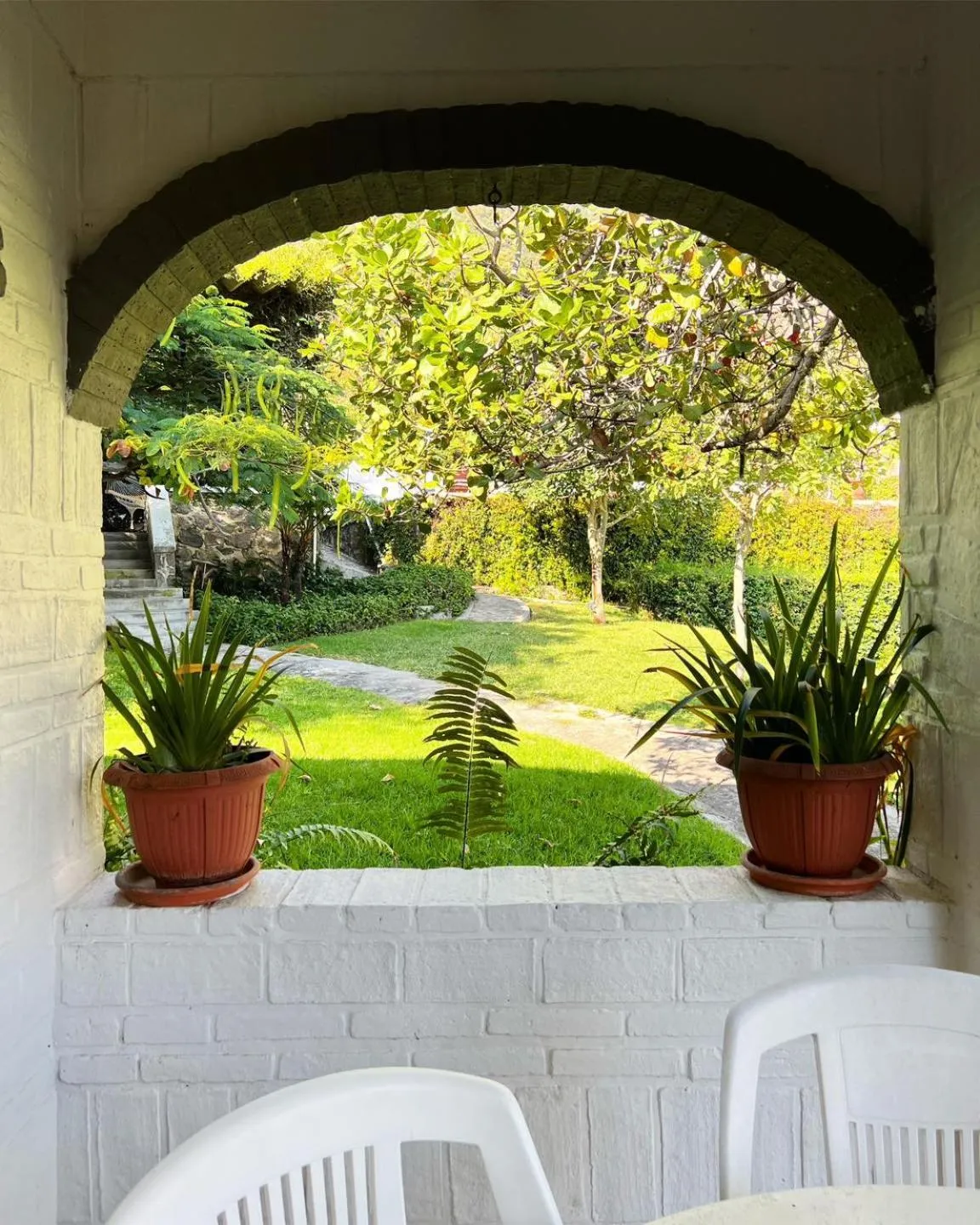 Garden view in Mama Chuy Hotel & Villas Ajijic
