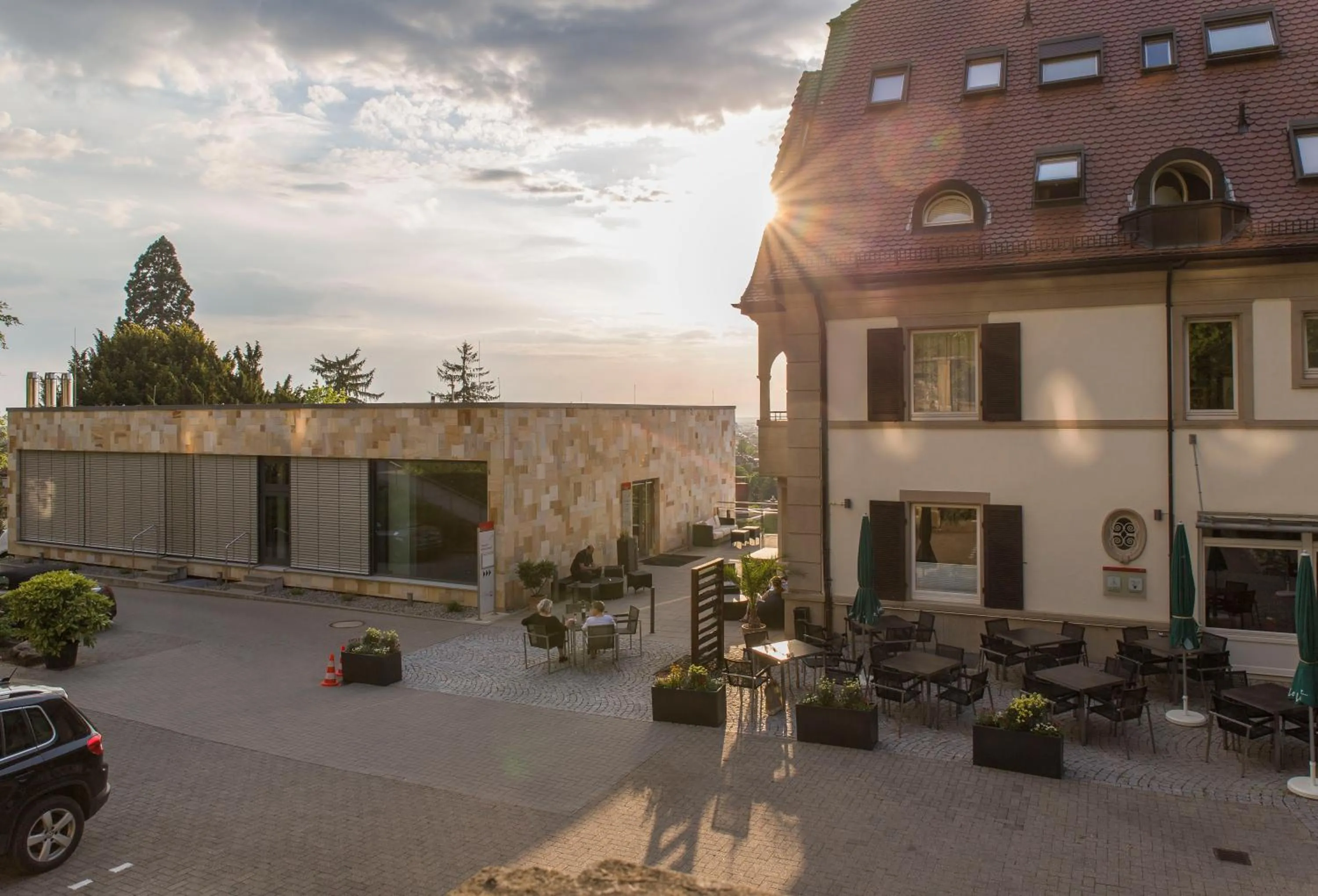 Facade/entrance in Caritas Tagungszentrum