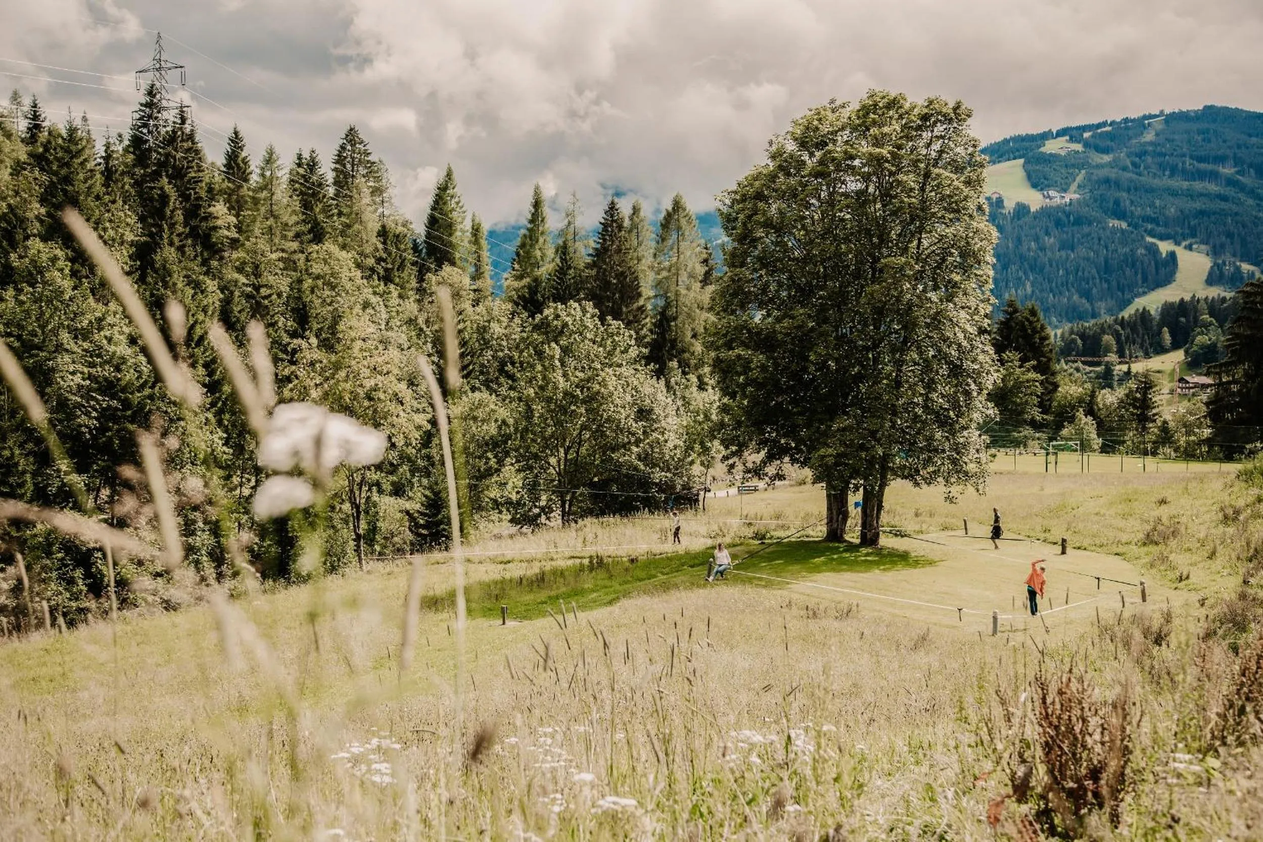Children play ground in Hofgut Apartment & Lifestyle Resort Wagrain