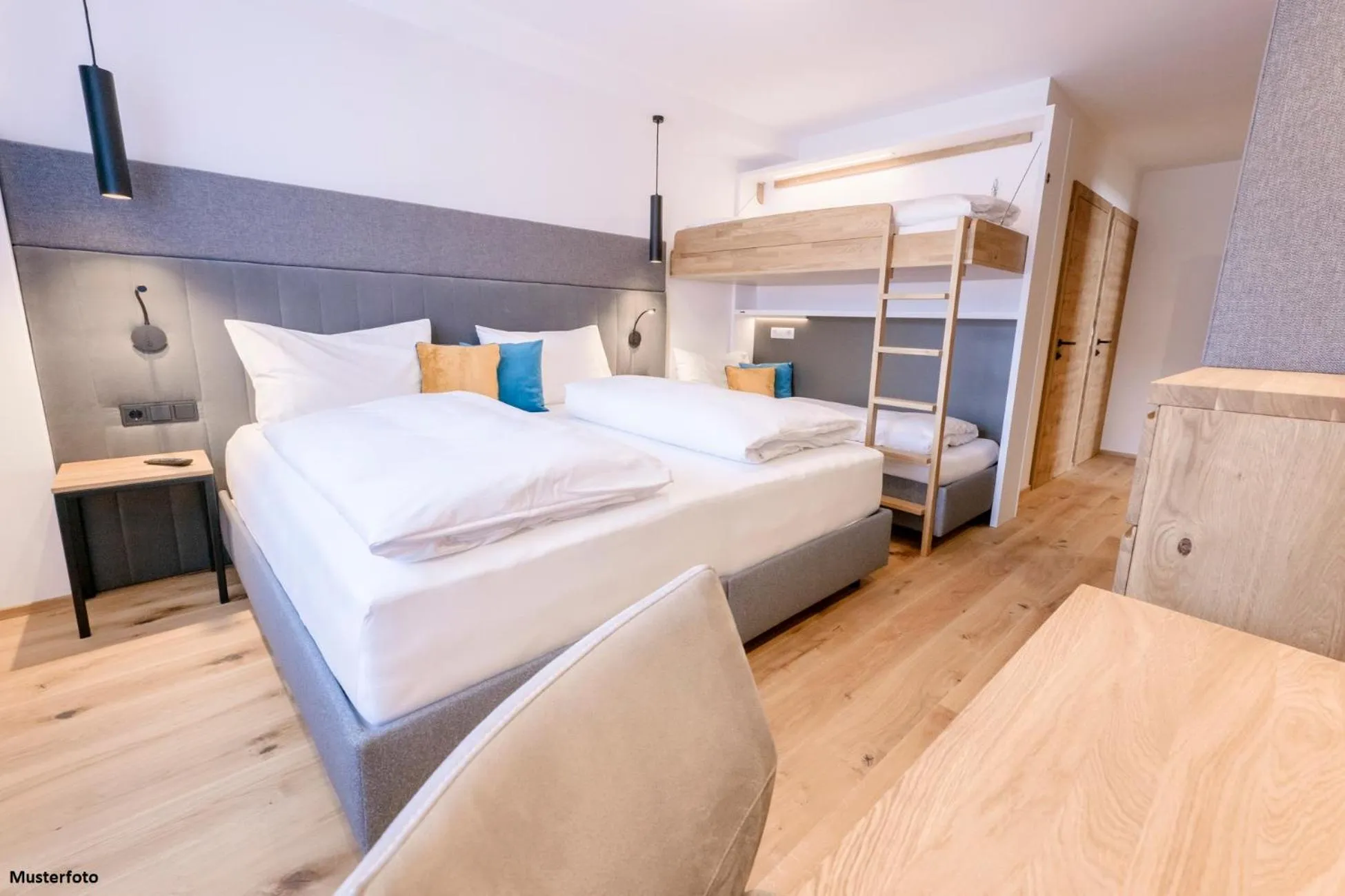 Bed in Hofgut Apartment & Lifestyle Resort Wagrain