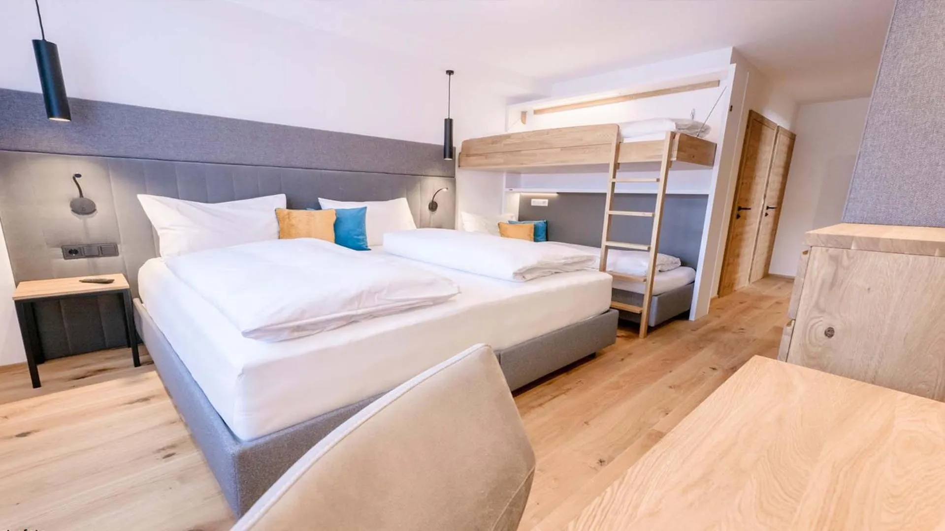 Bedroom, Bed in Hofgut Apartment & Lifestyle Resort Wagrain