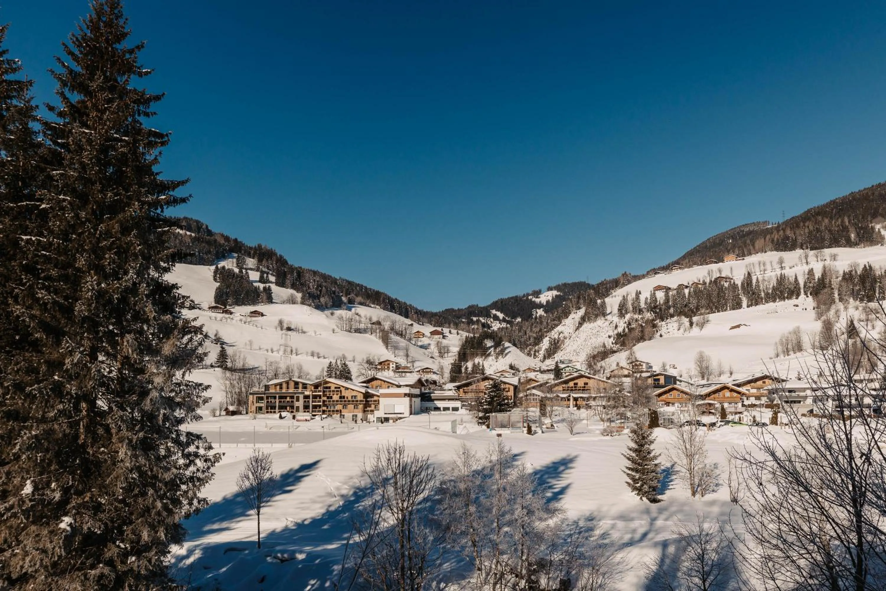 Property building in Hofgut Apartment & Lifestyle Resort Wagrain