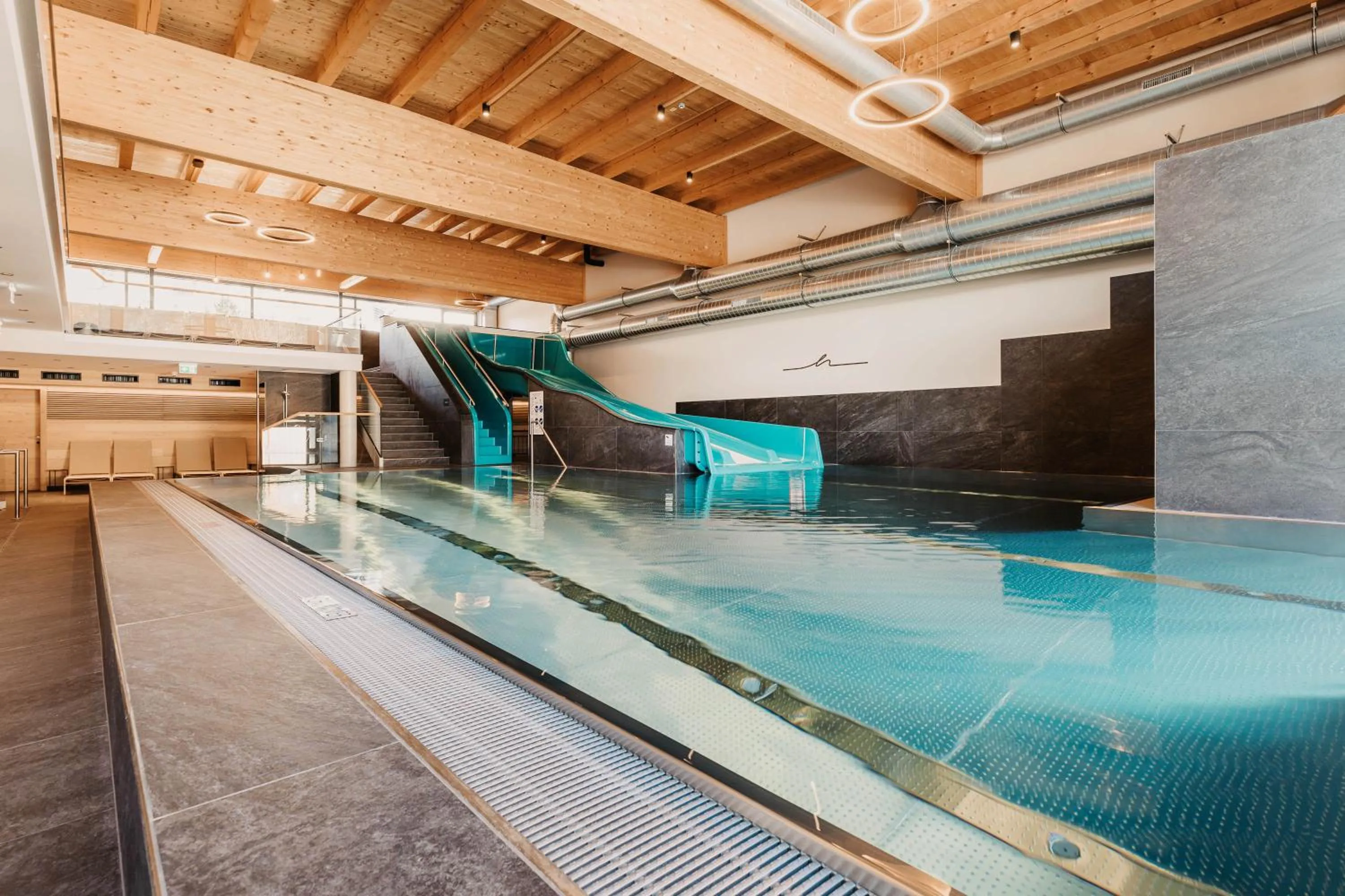 Pool view in Hofgut Apartment & Lifestyle Resort Wagrain