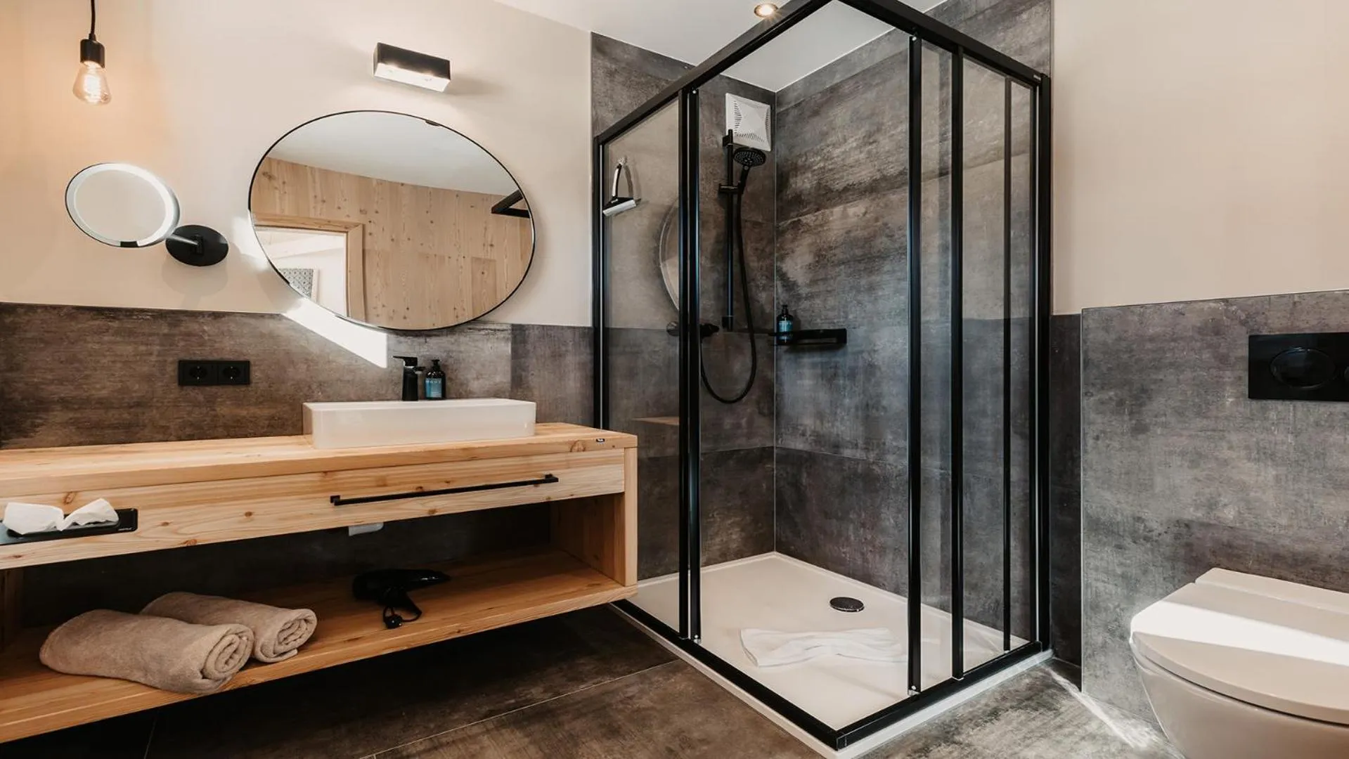 Bathroom in Hofgut Apartment & Lifestyle Resort Wagrain