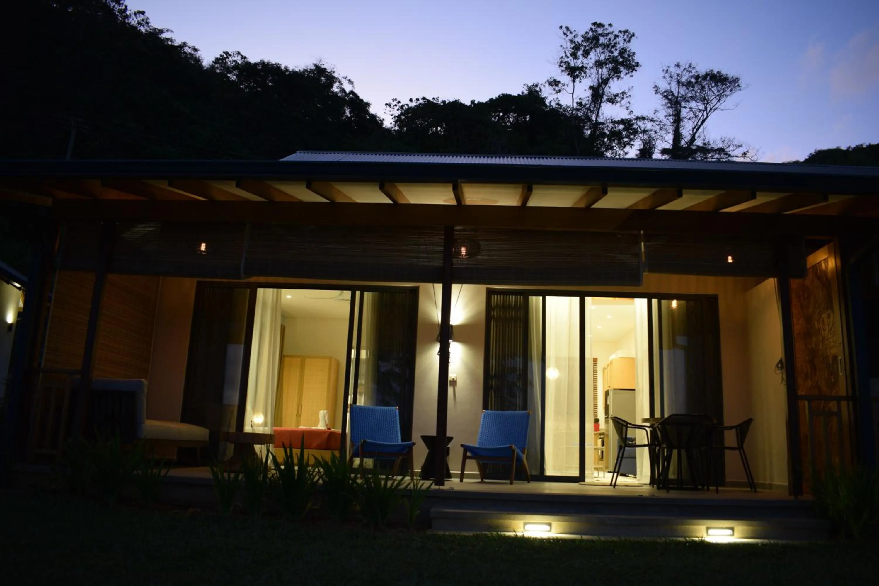 Balcony/Terrace in Paradise Chalets Yoga & Wellness