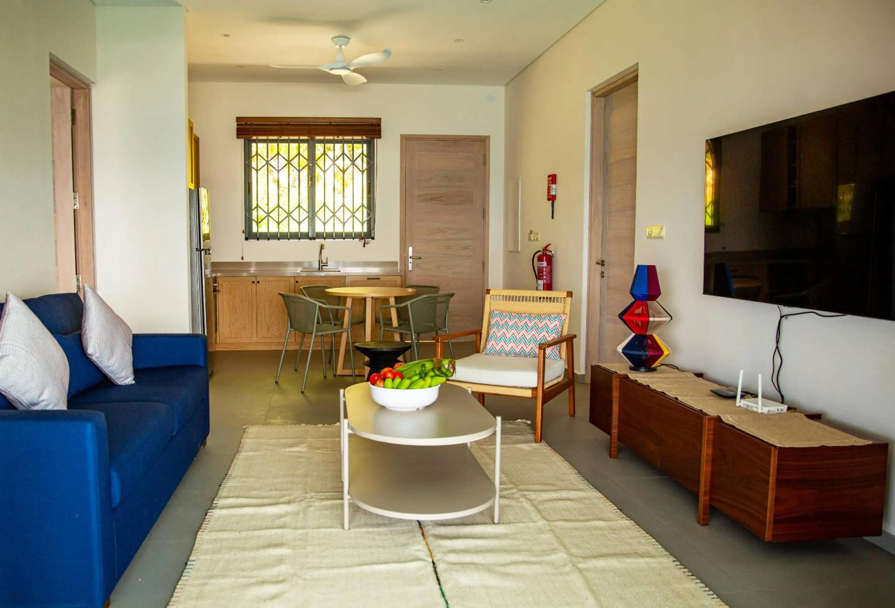 Living room in Paradise Chalets Yoga & Wellness