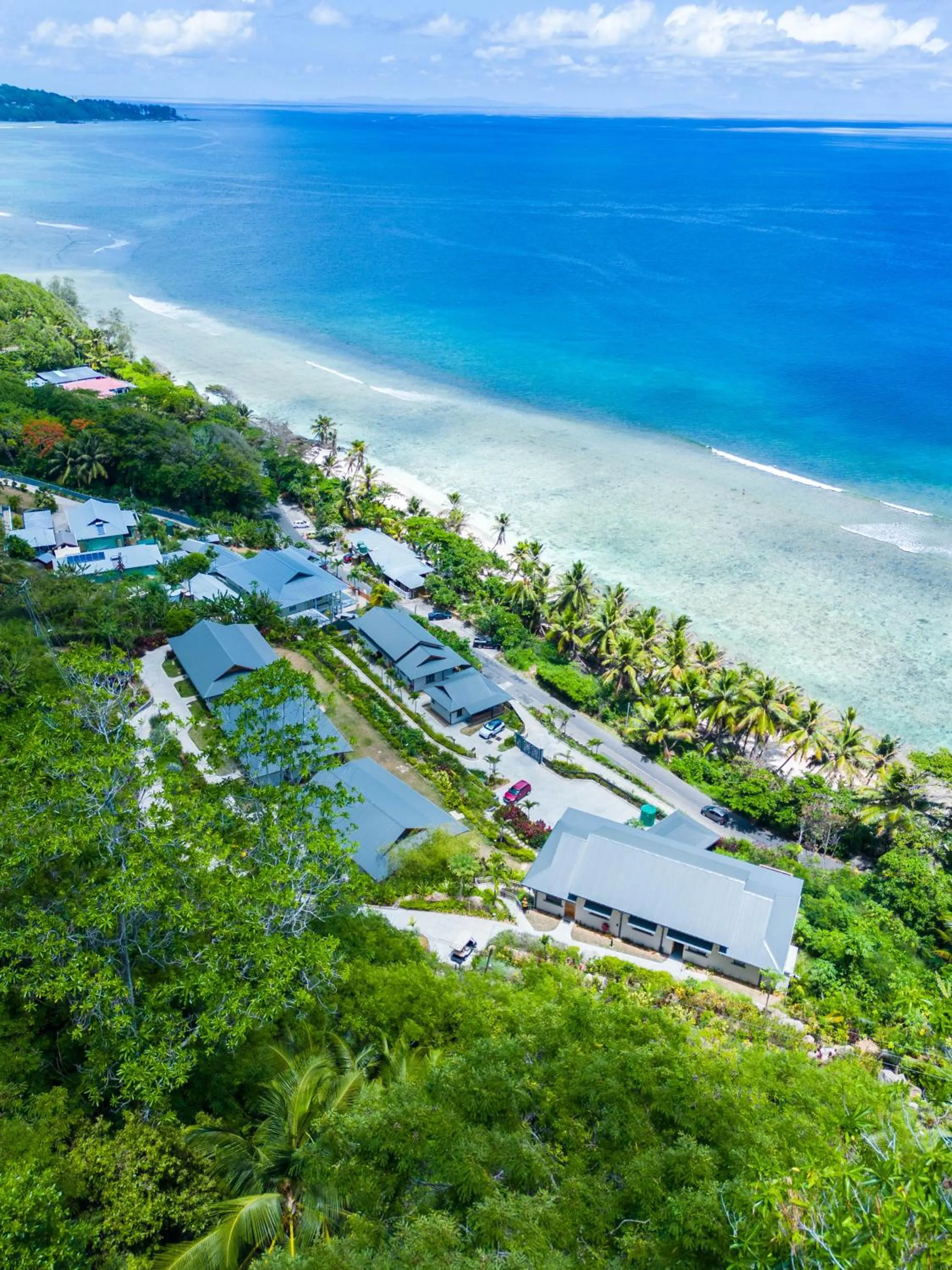 Bird's eye view in Paradise Chalets Yoga & Wellness