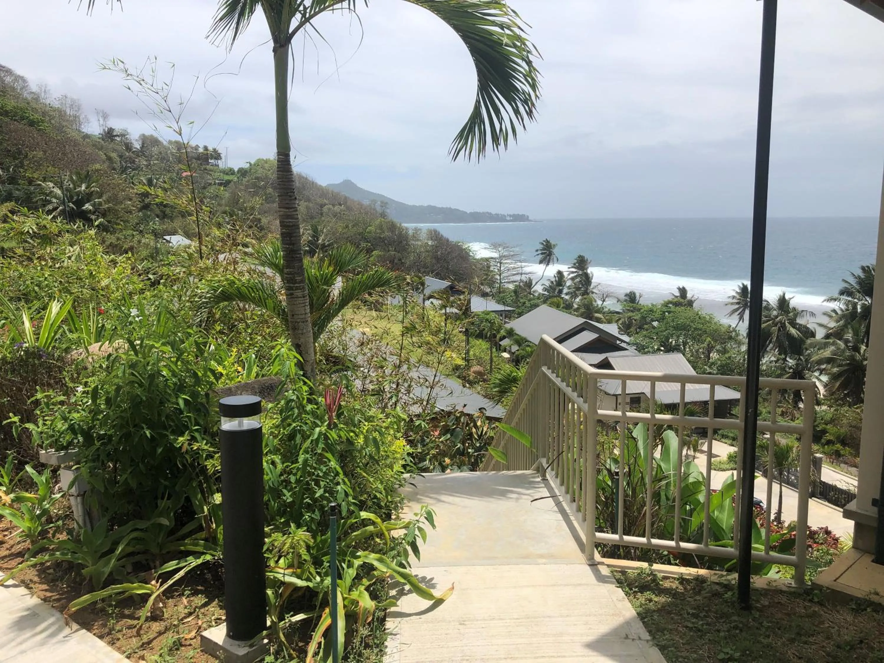 Garden view in Paradise Chalets Yoga & Wellness