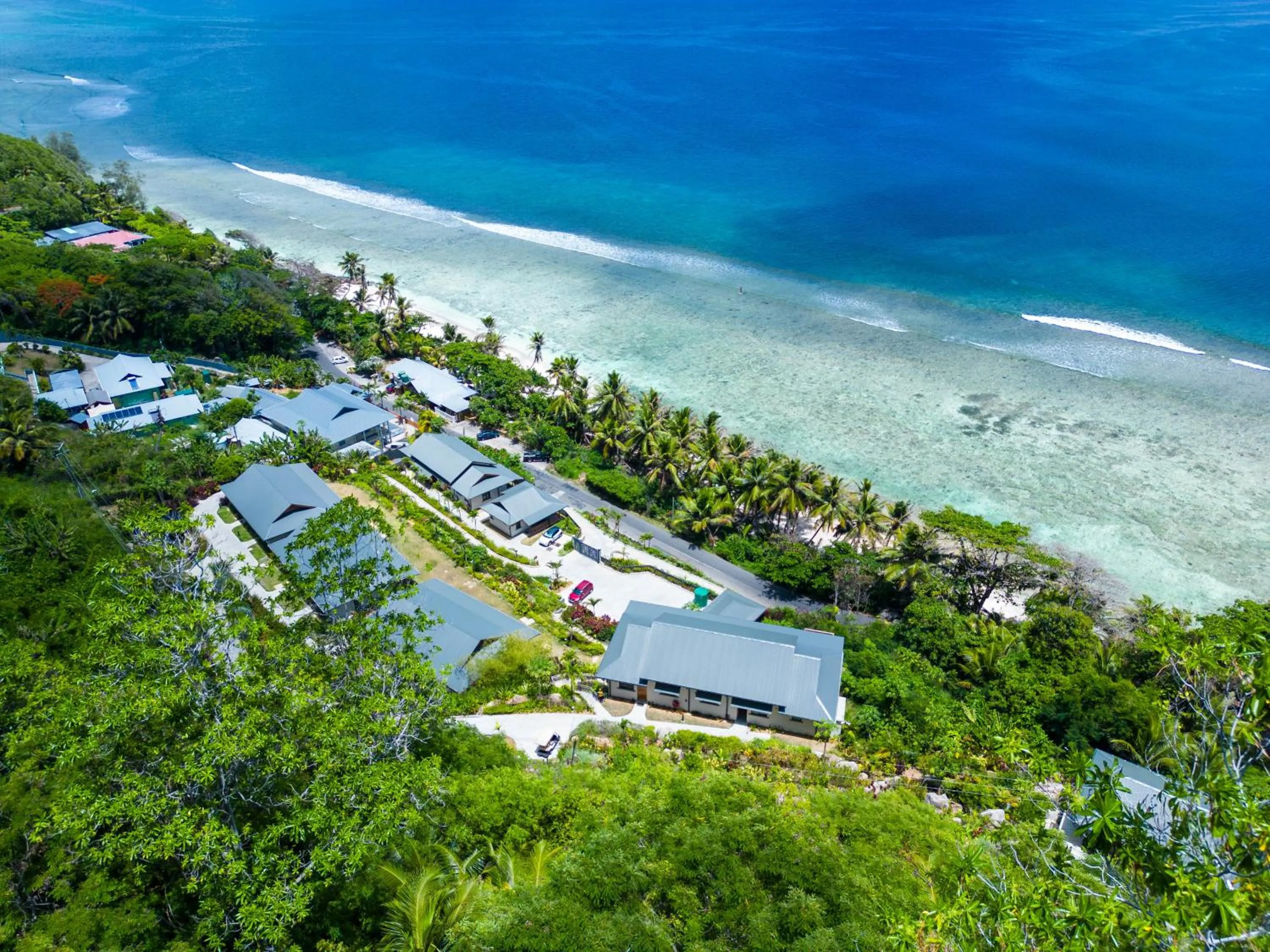 Bird's eye view in Paradise Chalets Yoga & Wellness