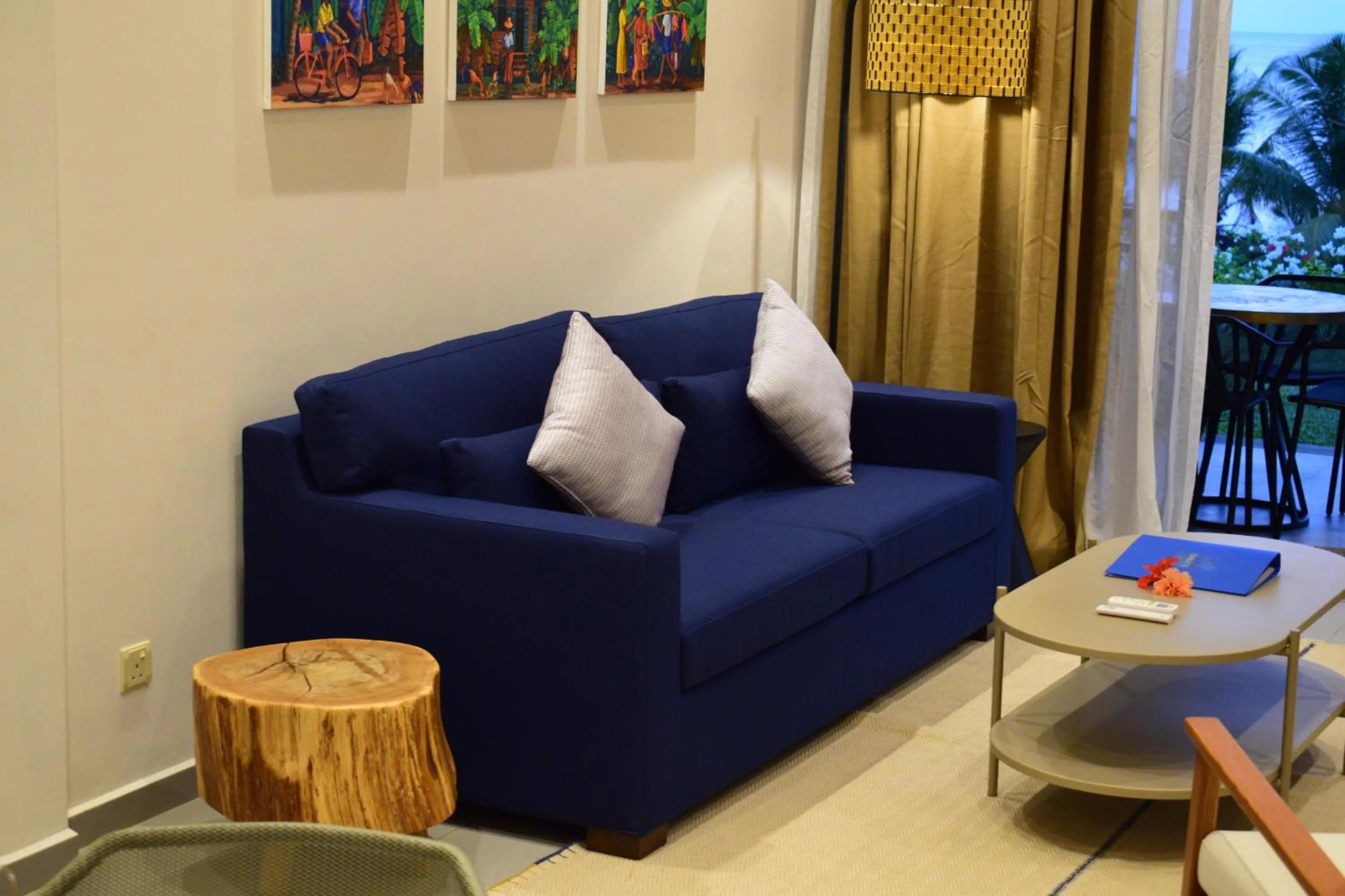 Living room in Paradise Chalets Yoga & Wellness
