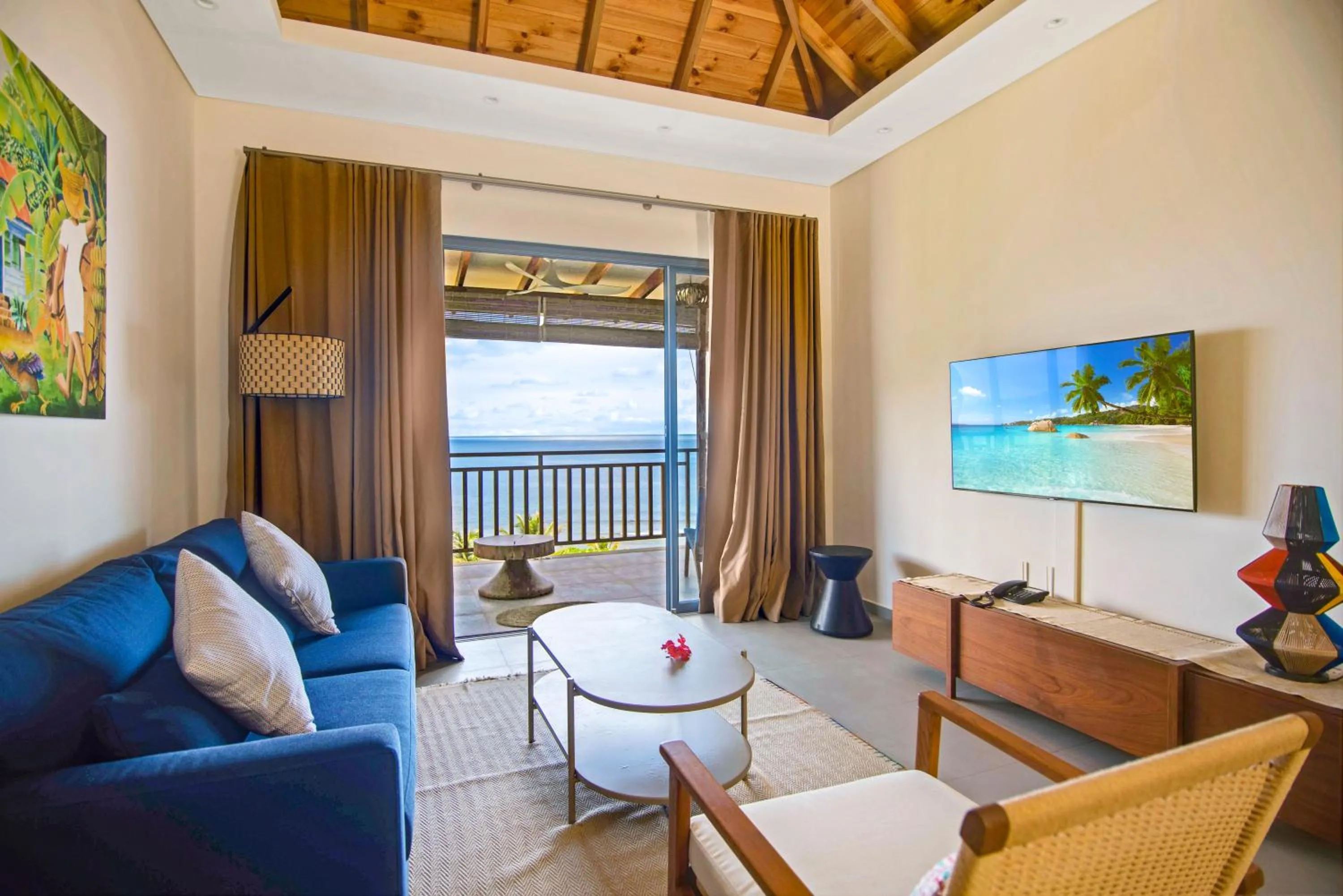 Balcony/Terrace in Paradise Chalets Yoga & Wellness