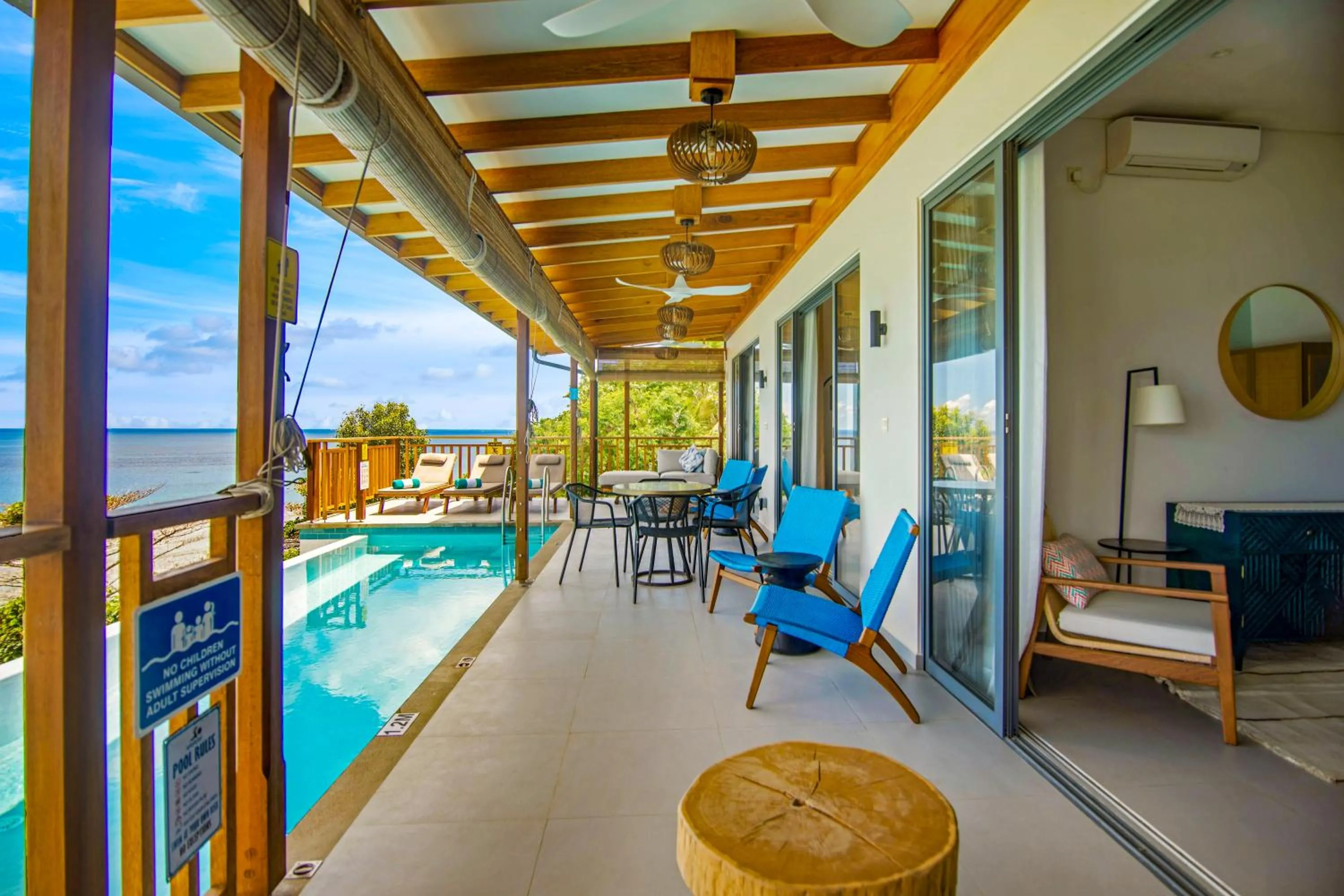 Balcony/Terrace in Paradise Chalets Yoga & Wellness
