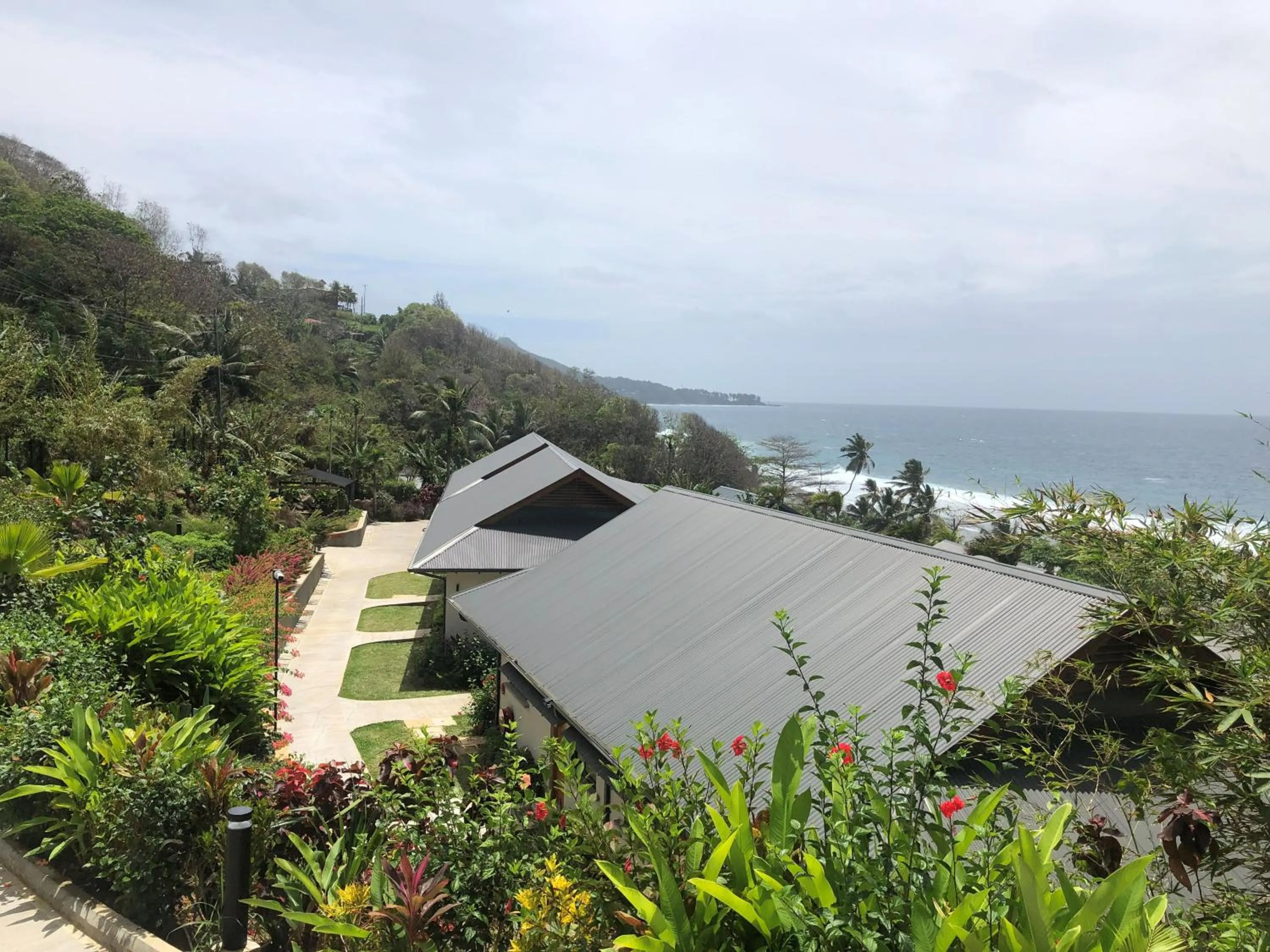 Sea view in Paradise Chalets Yoga & Wellness