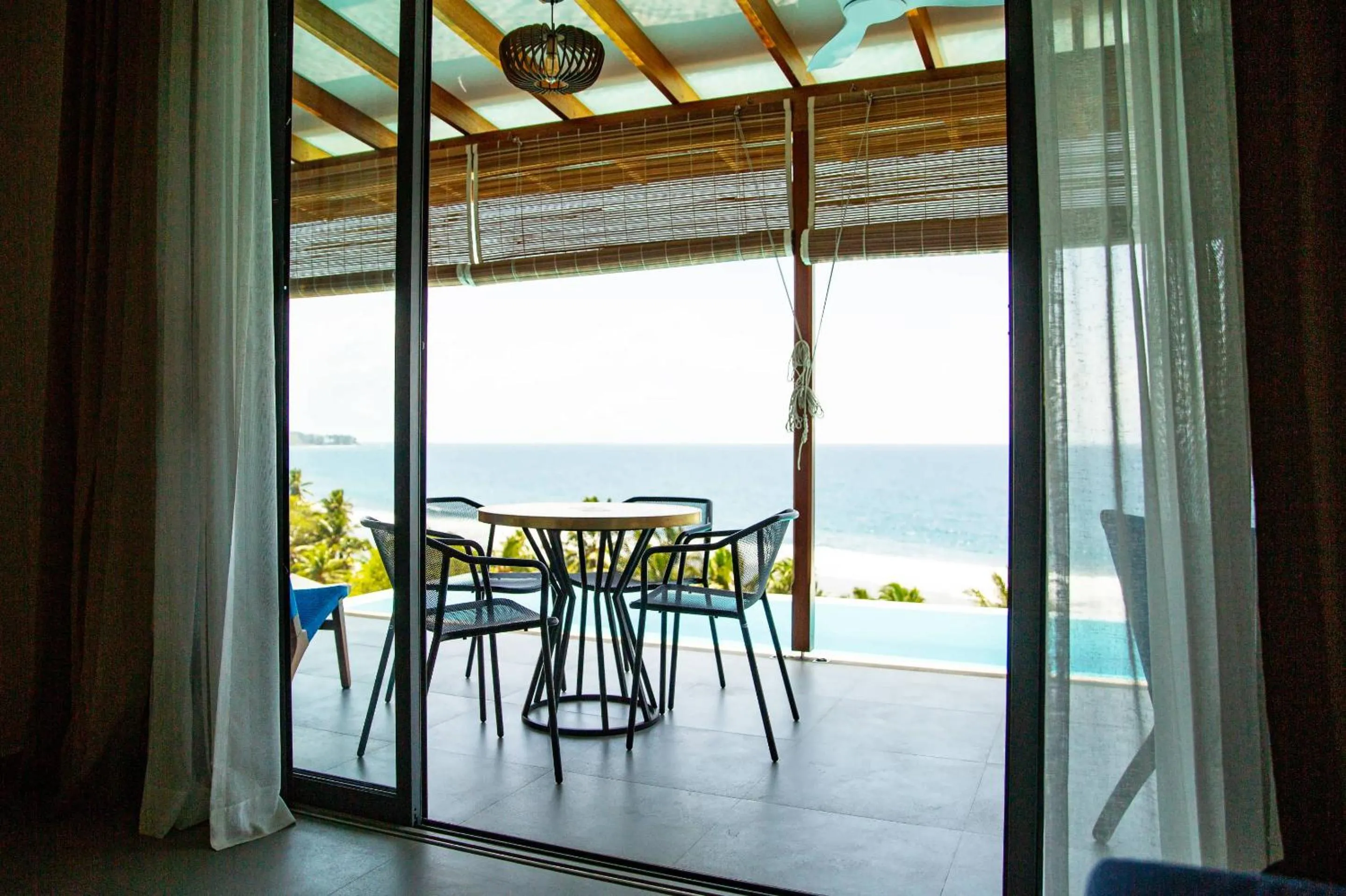 Patio in Paradise Chalets Yoga & Wellness