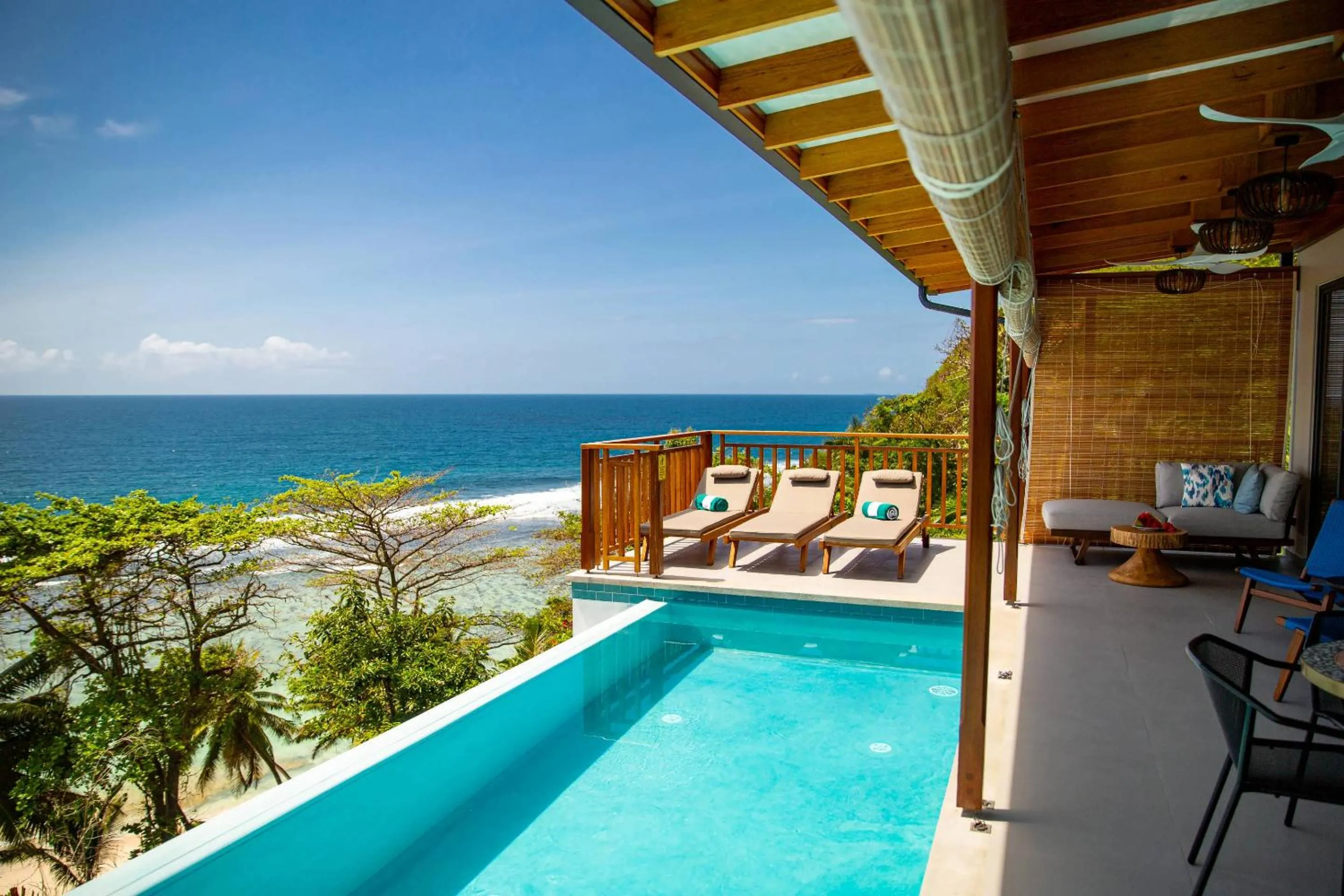 Balcony/Terrace in Paradise Chalets Yoga & Wellness