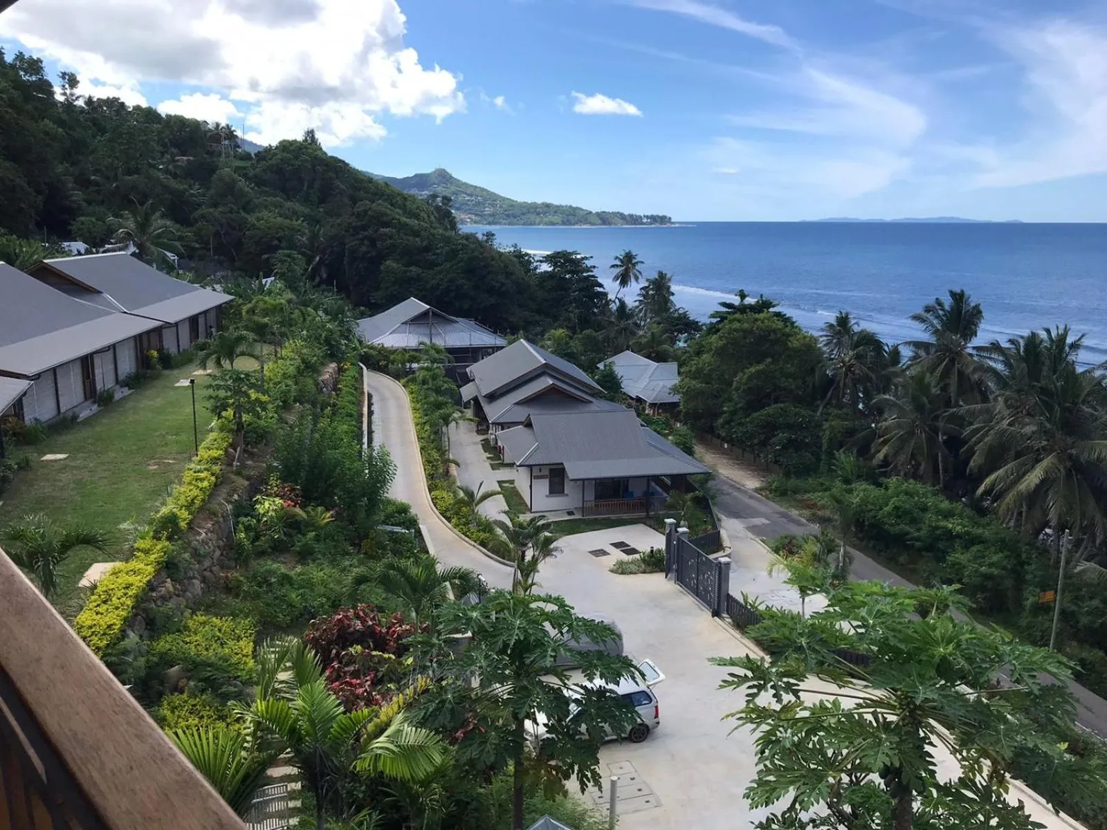 Garden view in Paradise Chalets Yoga & Wellness