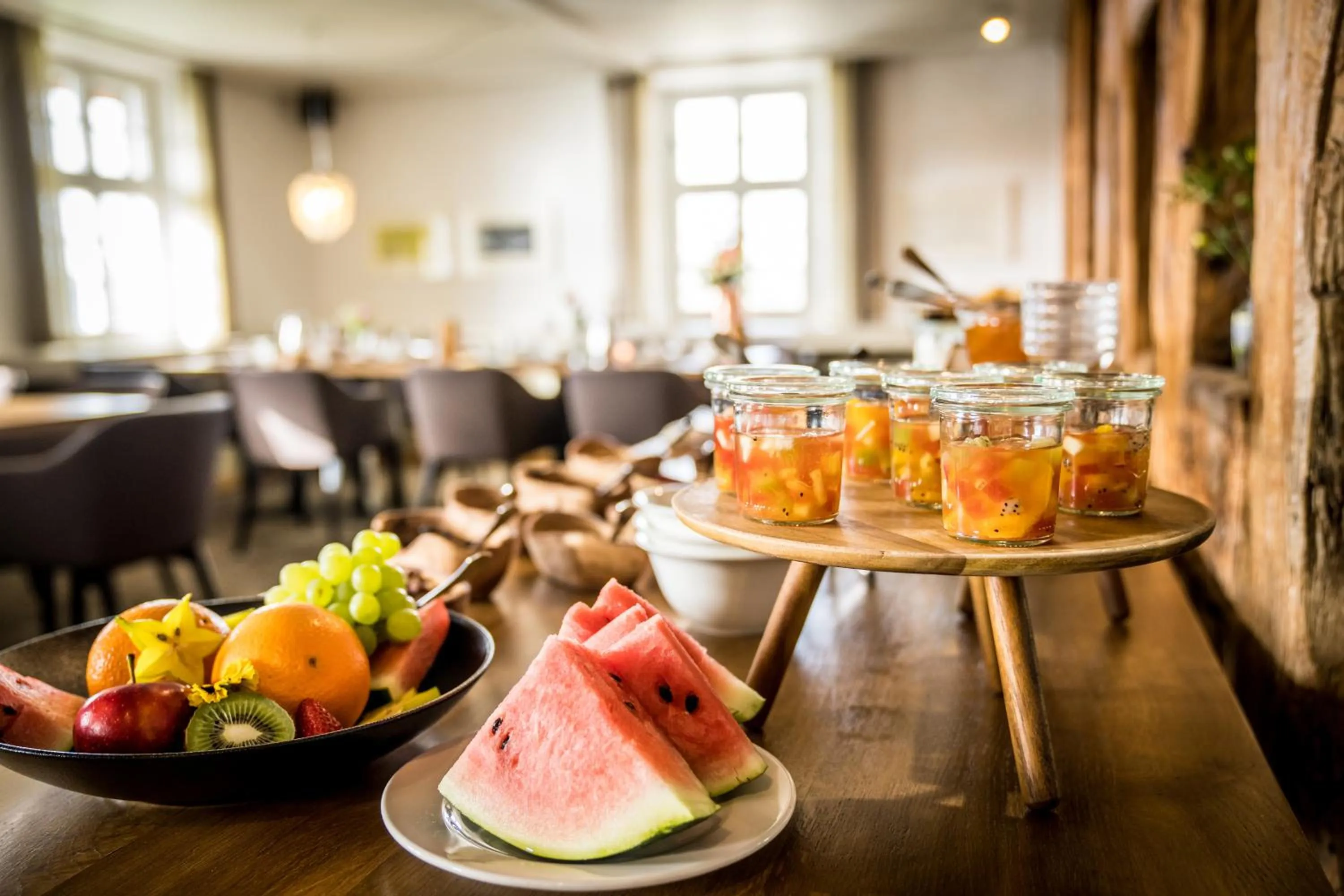 Buffet breakfast in Hotel Hofgut Hohenkarpfen
