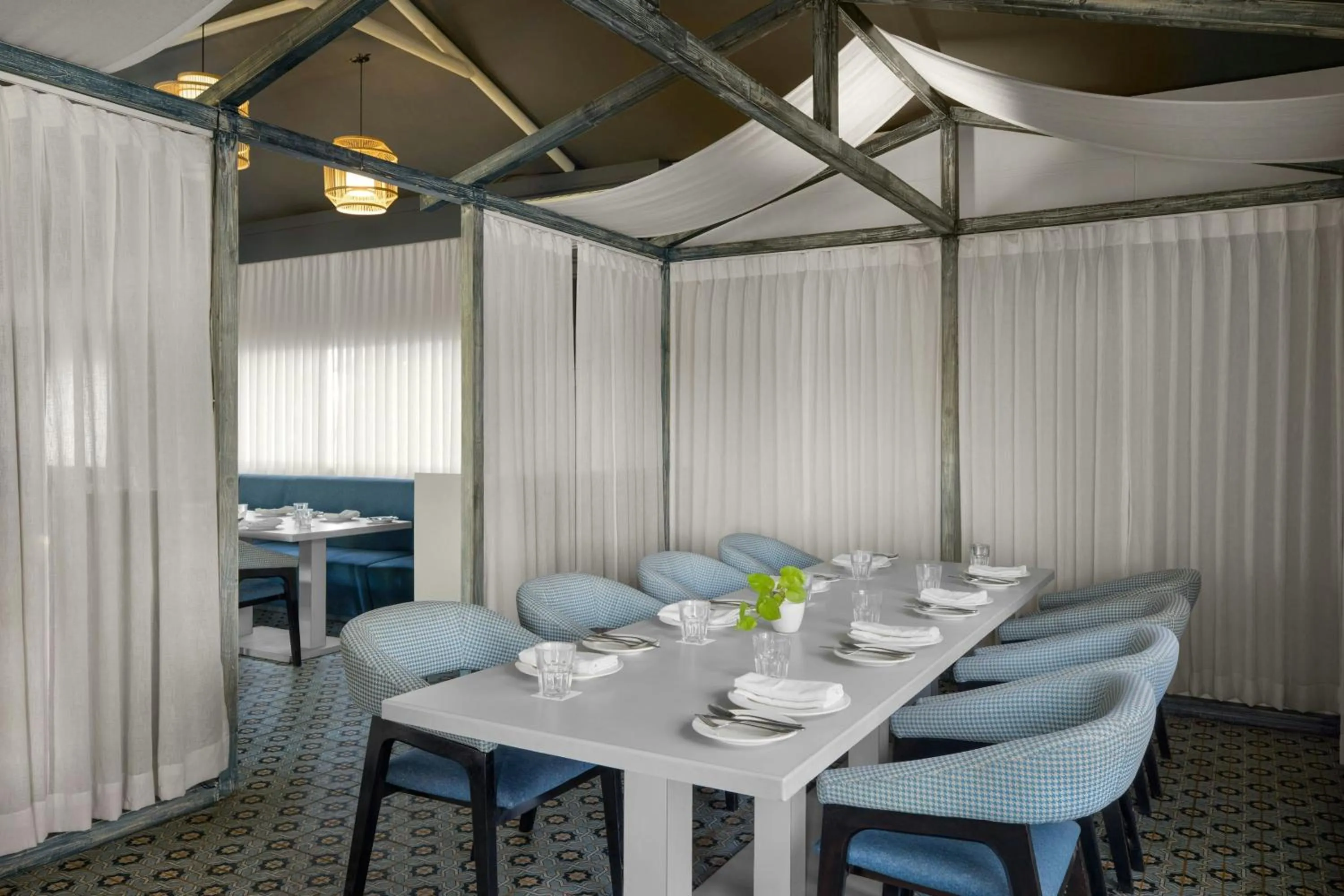 Restaurant/places to eat in The Fern Seaside Luxurious Tent Resort Daman, Series by Marriott