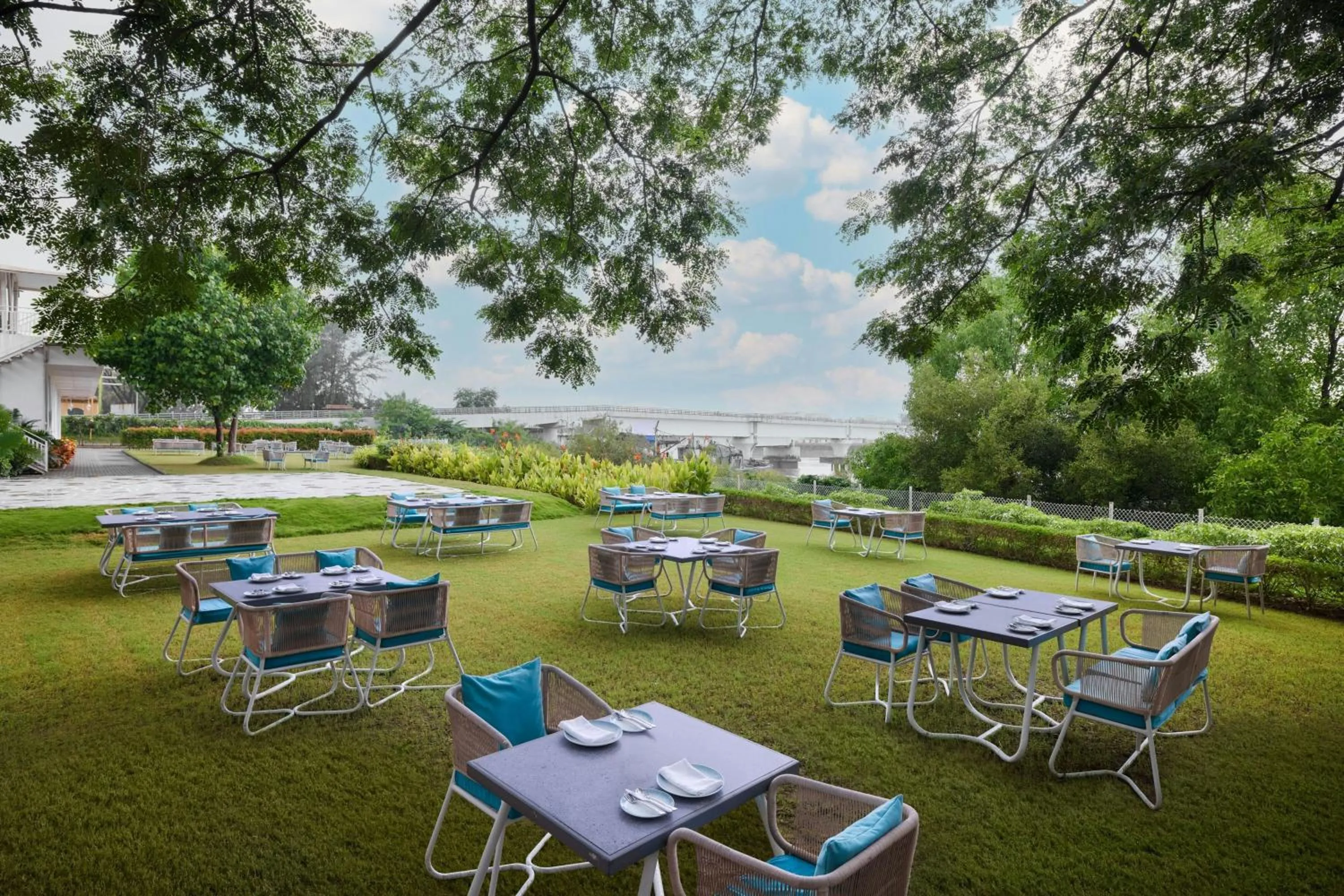 Restaurant/places to eat in The Fern Seaside Luxurious Tent Resort Daman, Series by Marriott