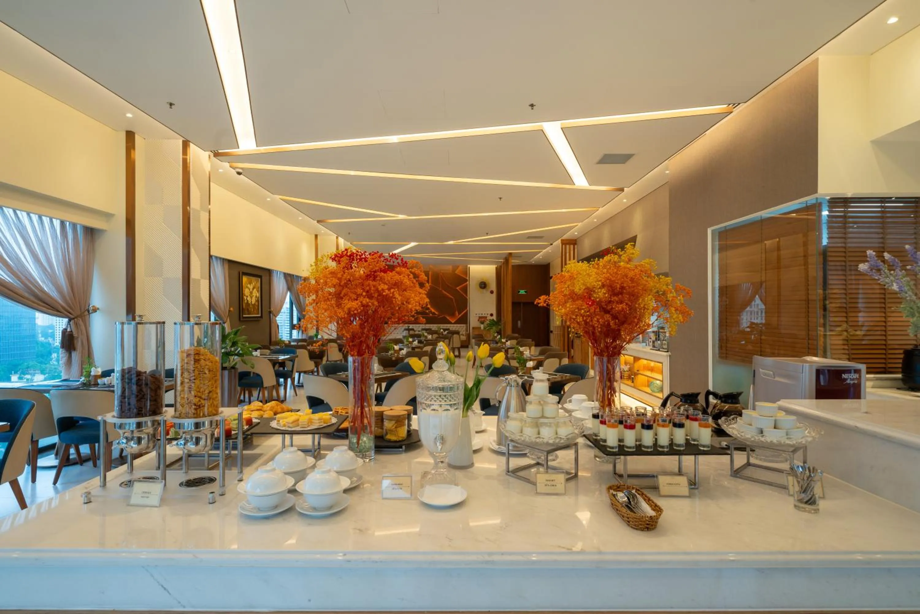 Buffet breakfast in Northern Charm Hotel