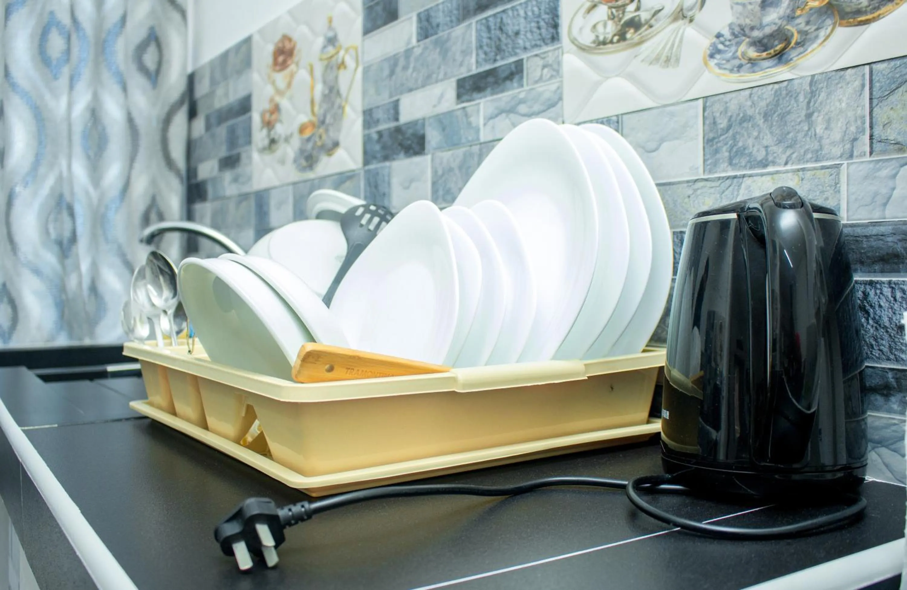 Kitchen or kitchenette in La Fourmi Hotel