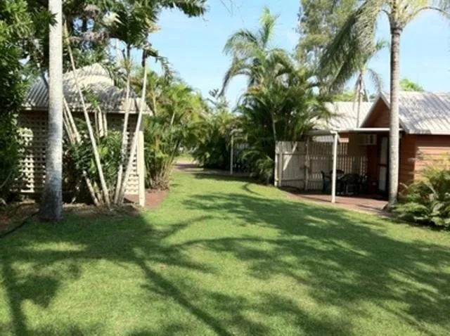 Garden in Kookaburra Holiday Park