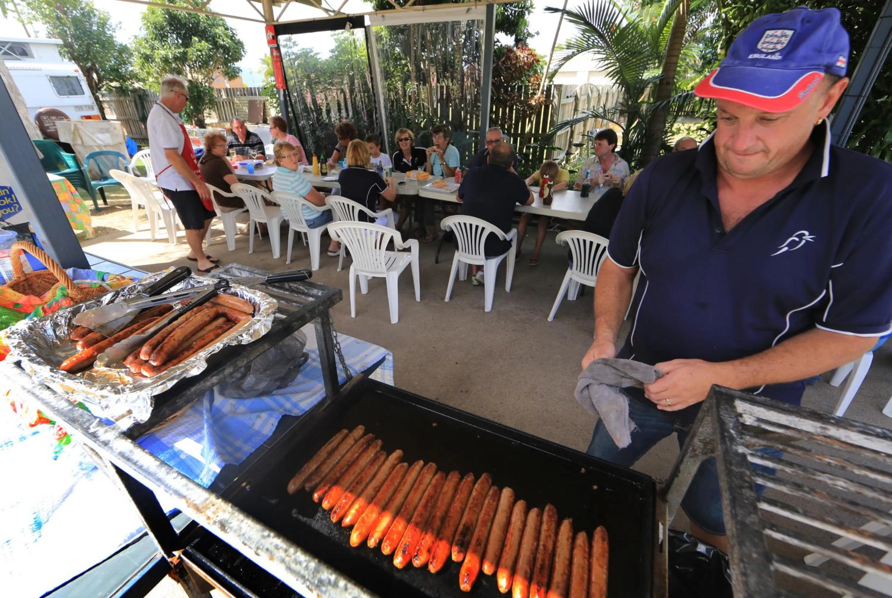 BBQ facilities in Kookaburra Holiday Park