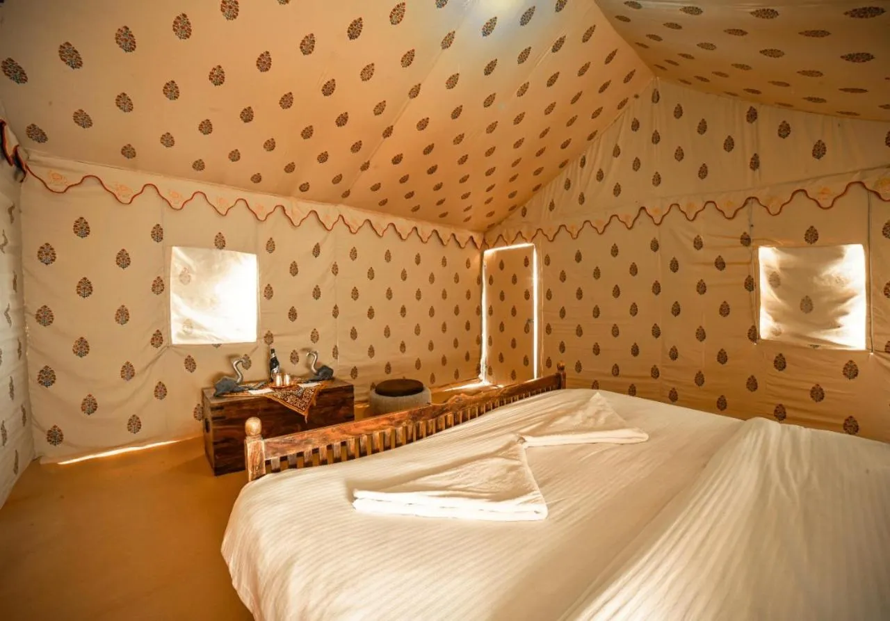 Bed in The Captain Desert Camp