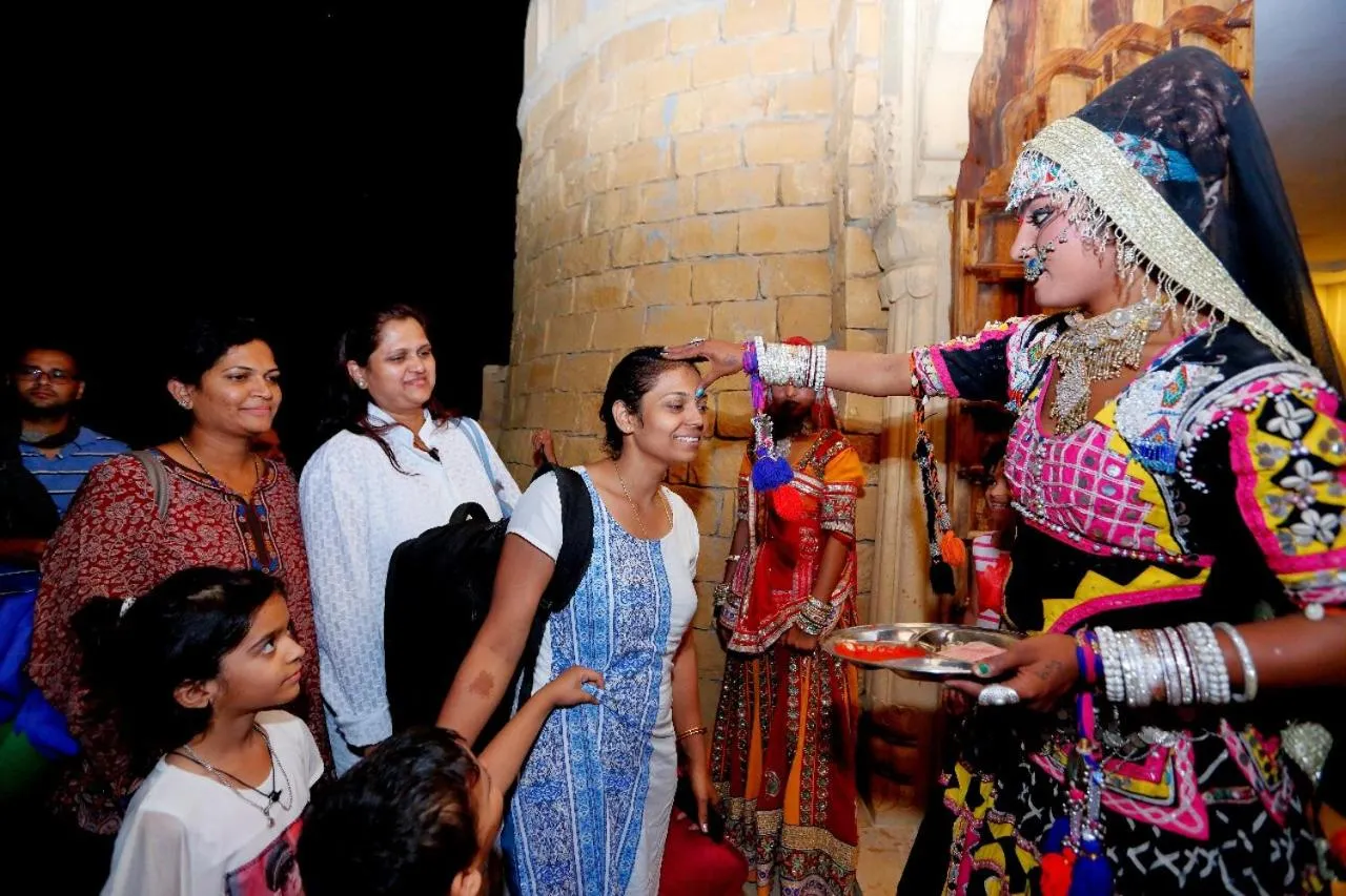 Evening entertainment in The Captain Desert Camp