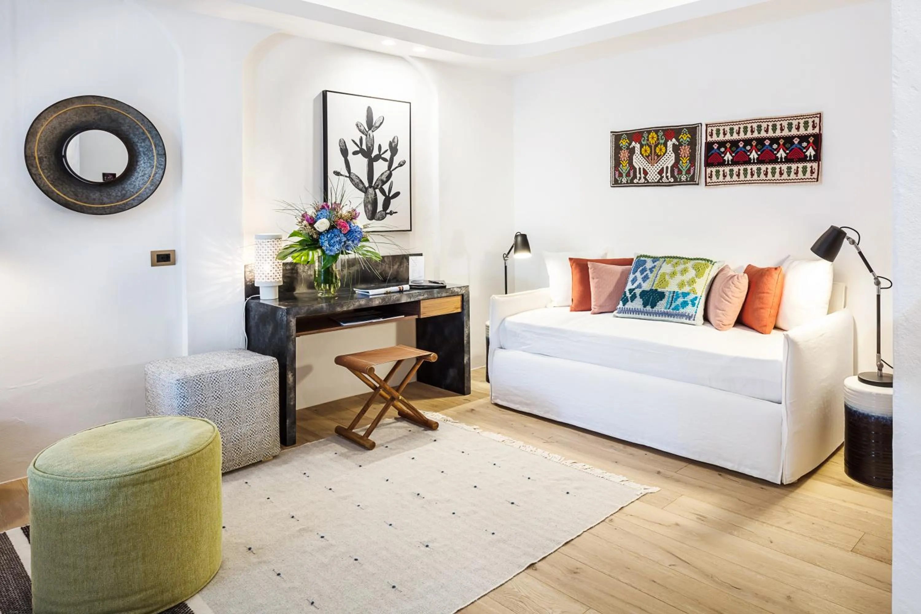 Seating area, Bed in Hotel delle Rose a Luxury Boutique Hotel