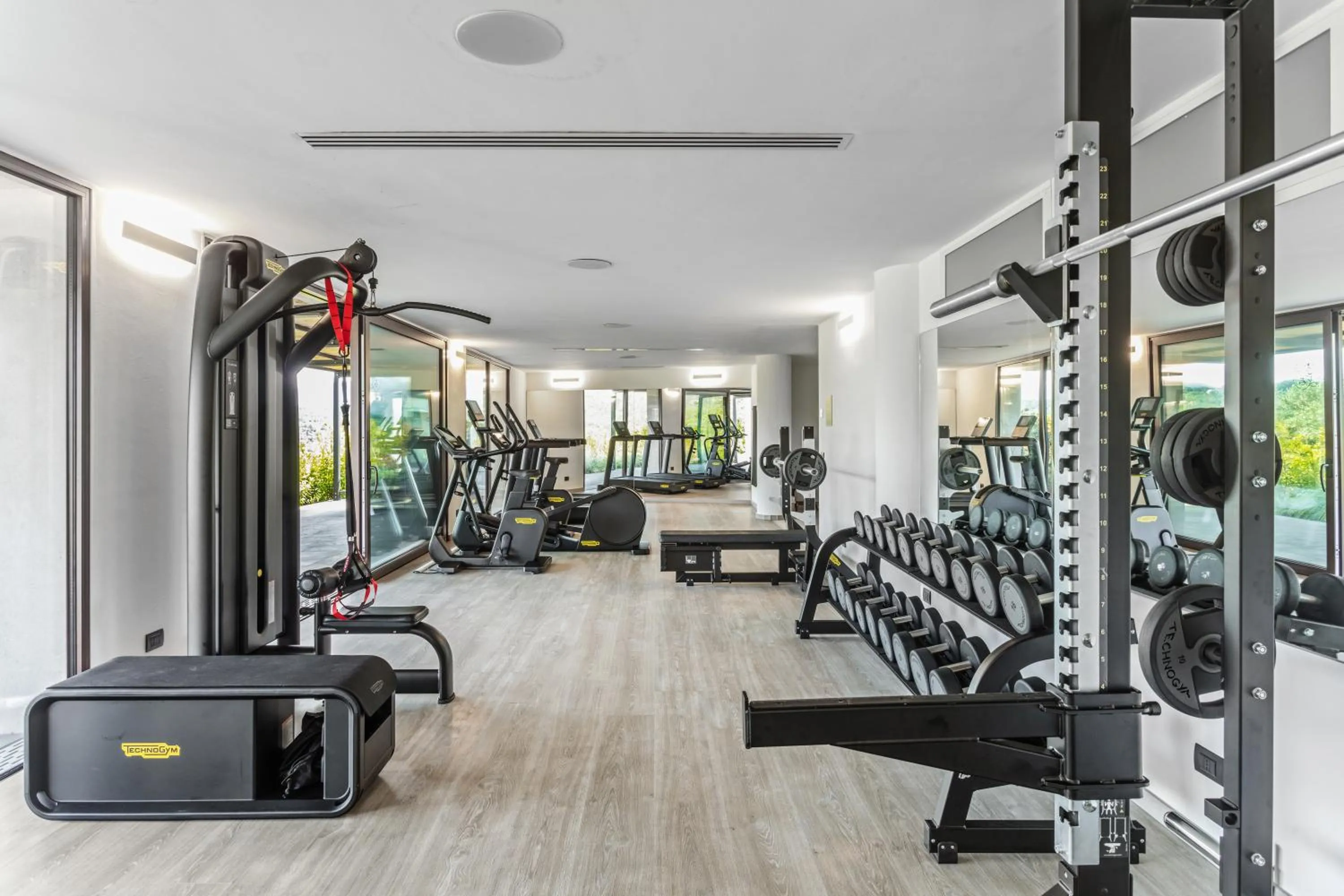 Fitness centre/facilities in Hotel delle Rose a Luxury Boutique Hotel