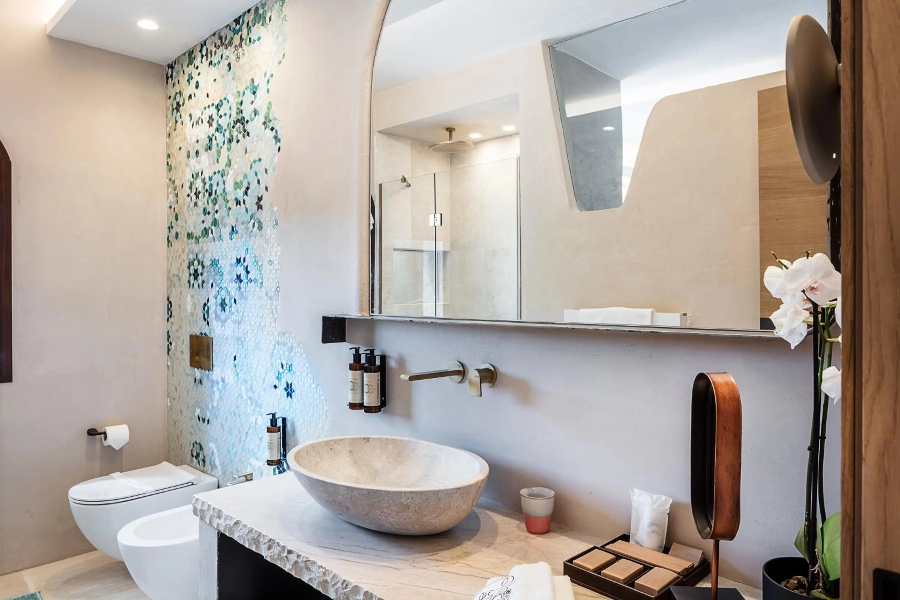 Bathroom in Hotel delle Rose a Luxury Boutique Hotel