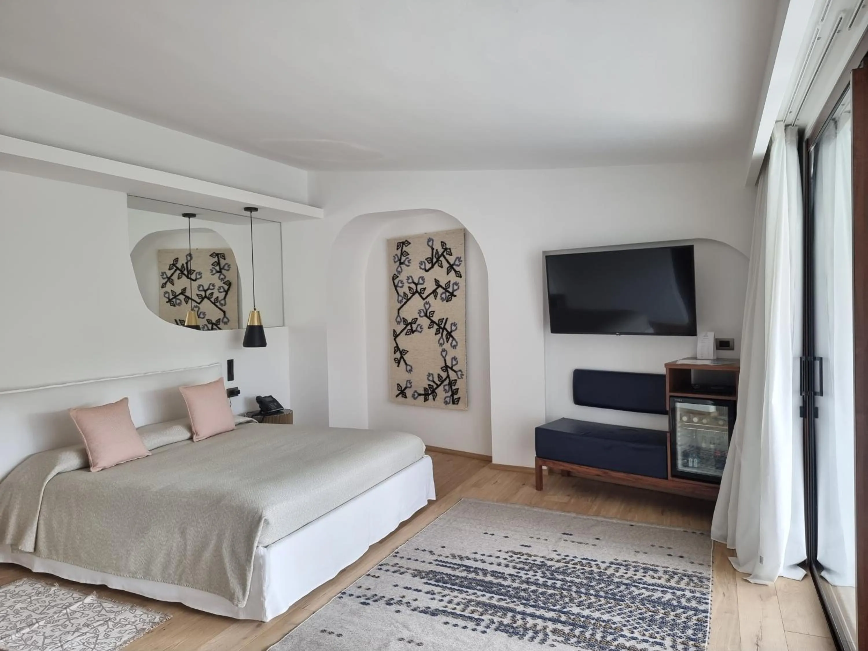 Bedroom, Bed in Hotel delle Rose a Luxury Boutique Hotel