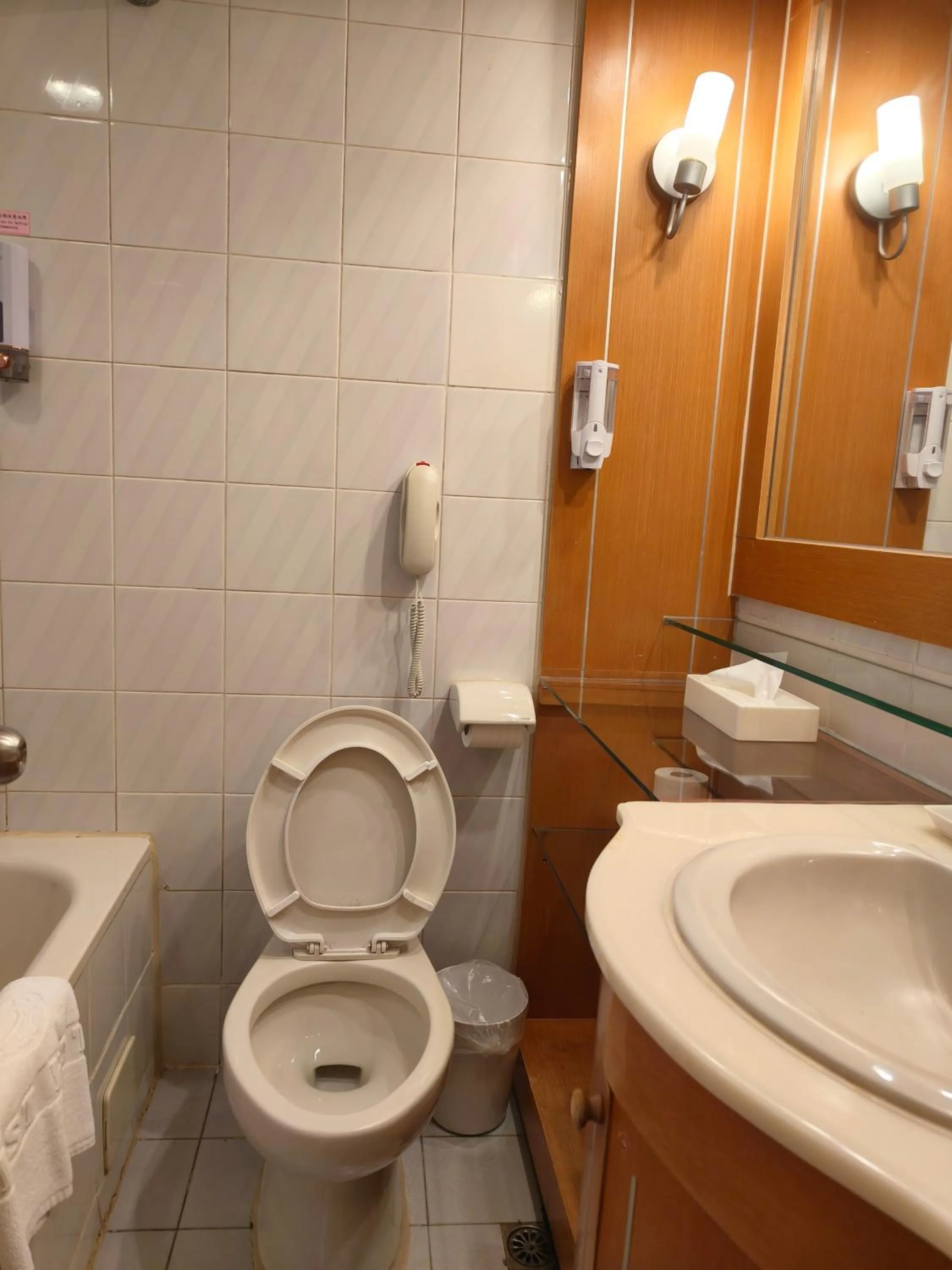 Toilet in First Hotel
