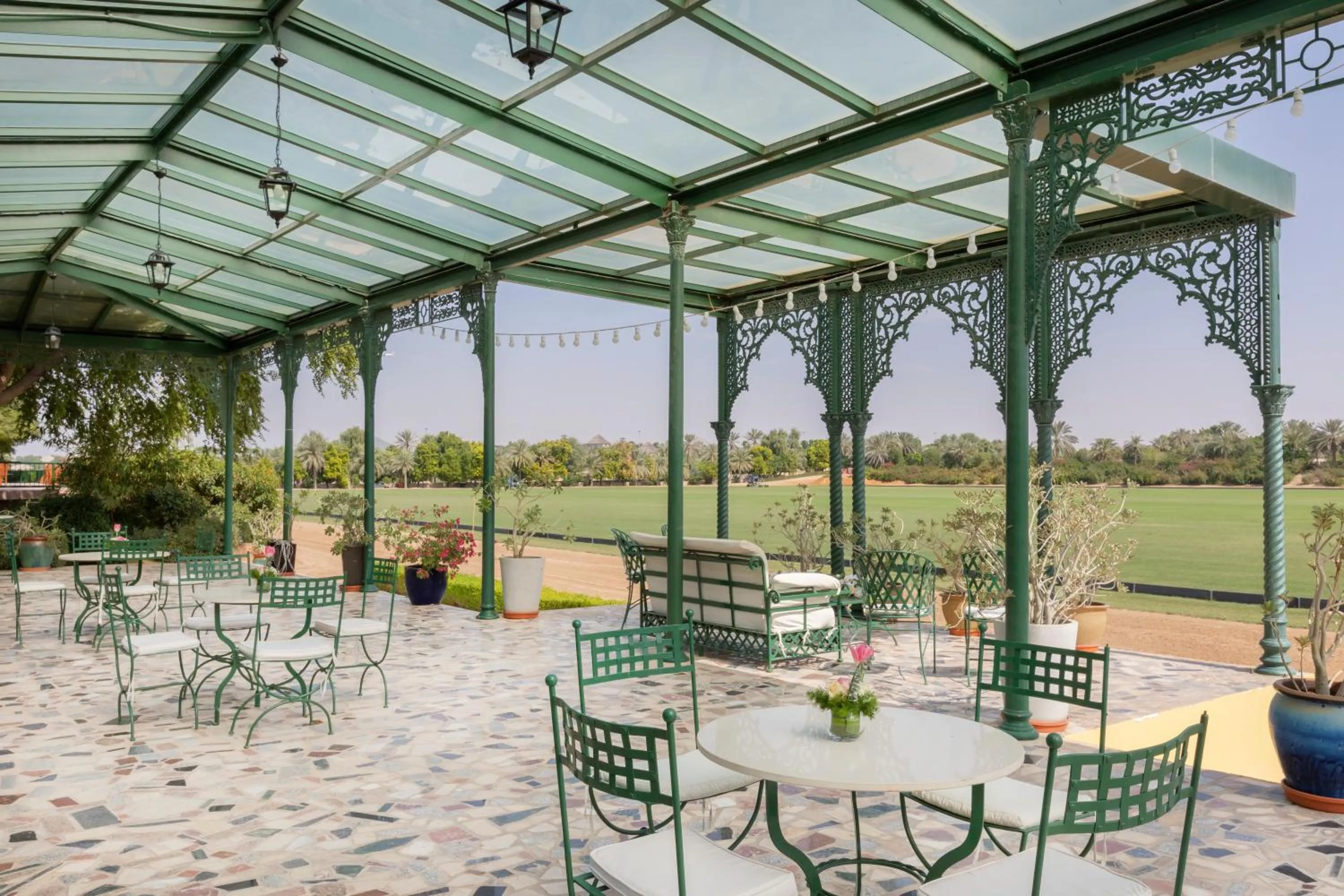 Patio in Meliá Desert Palm Member of Meliá Collection