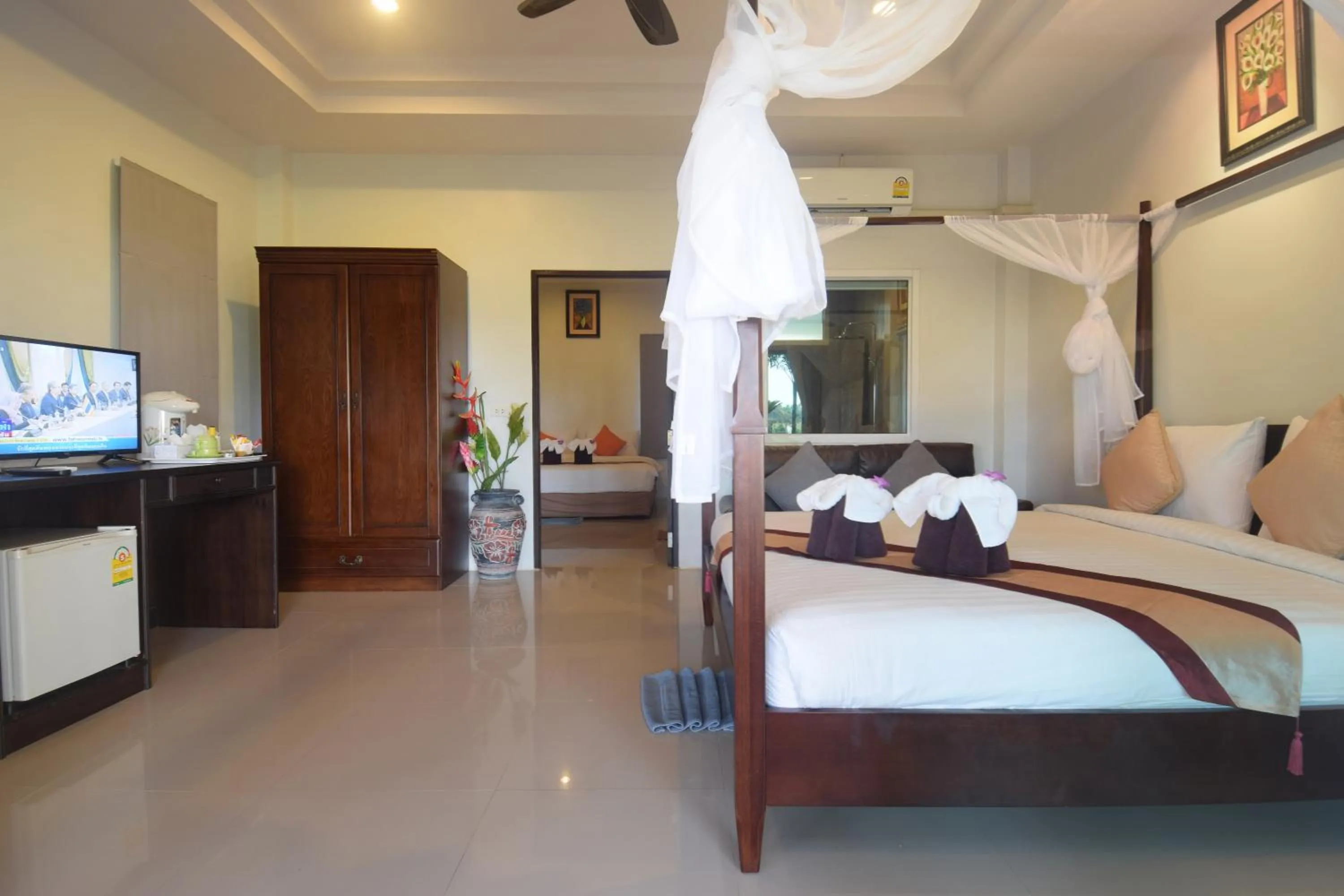 Bedroom, Bed in Phutara Lanta Resort - SHA Extra Plus Koh Lanta