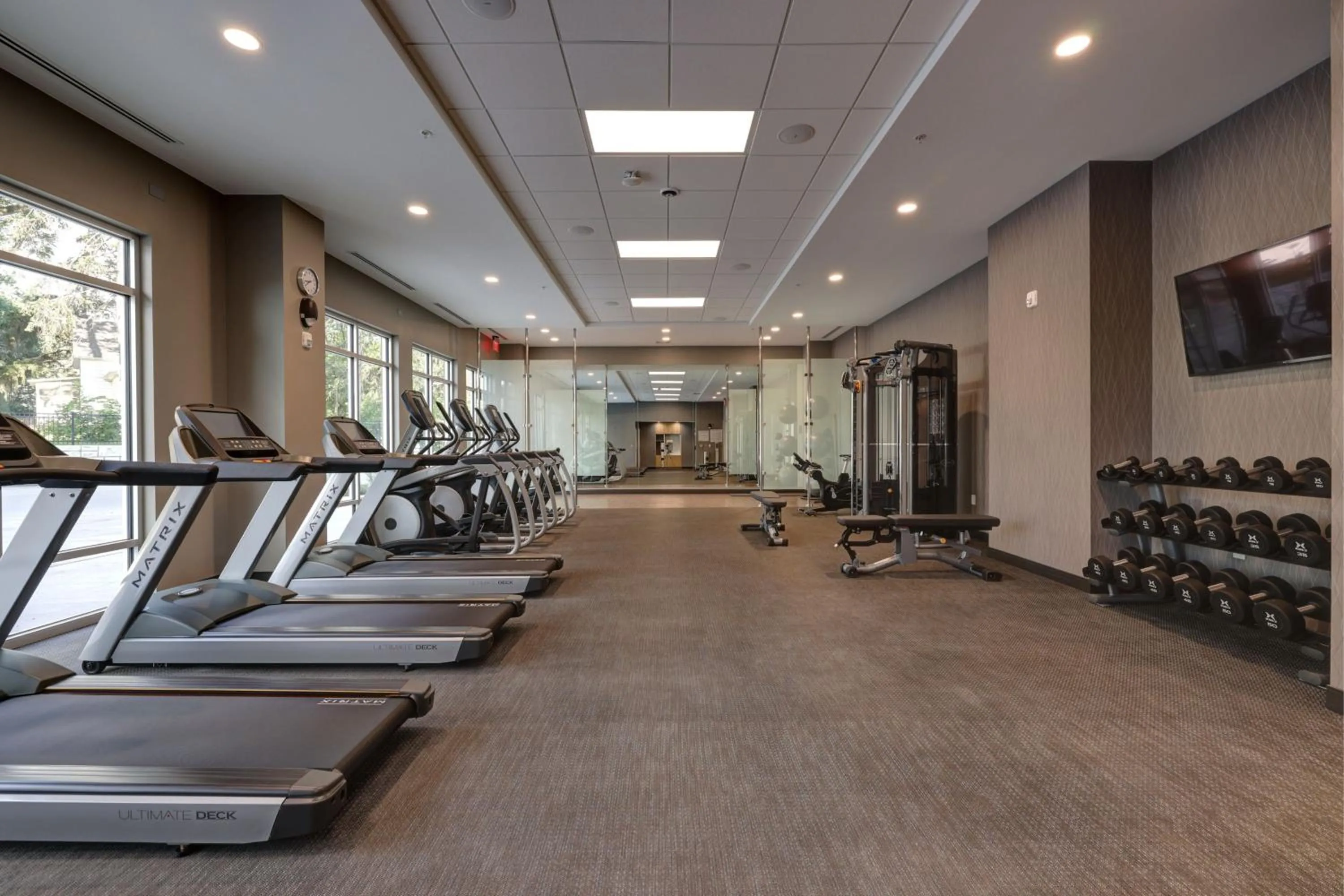 Fitness centre/facilities in Courtyard by Marriott Iowa City University Heights