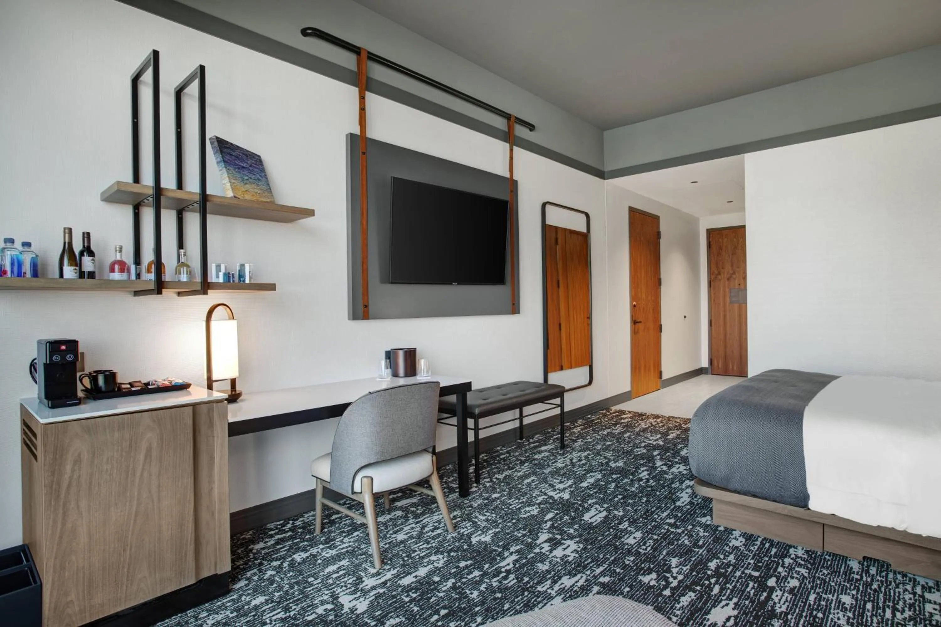 Photo of the whole room, Bed in The Farnam, Autograph Collection