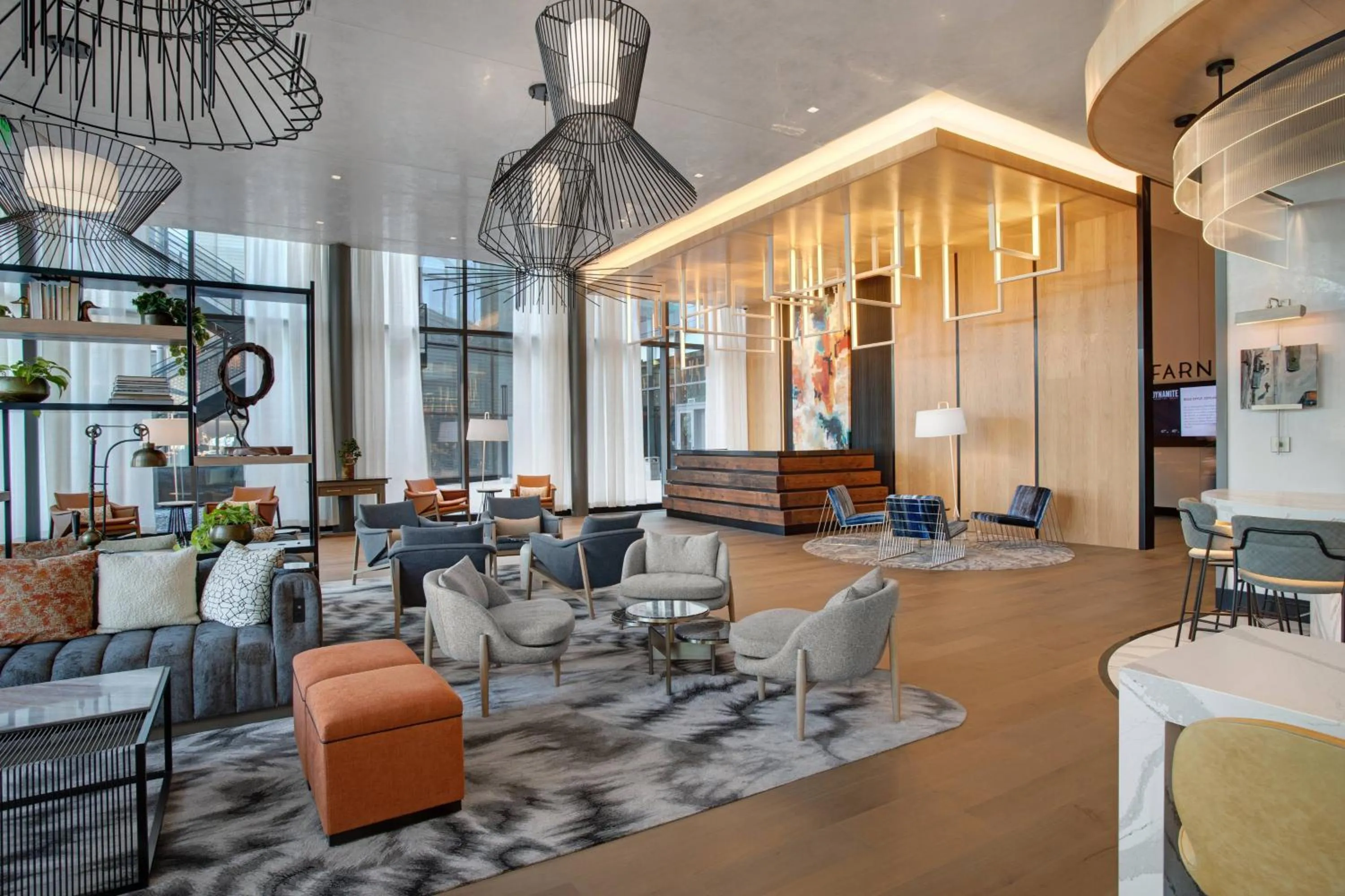 Lobby or reception in The Farnam, Autograph Collection