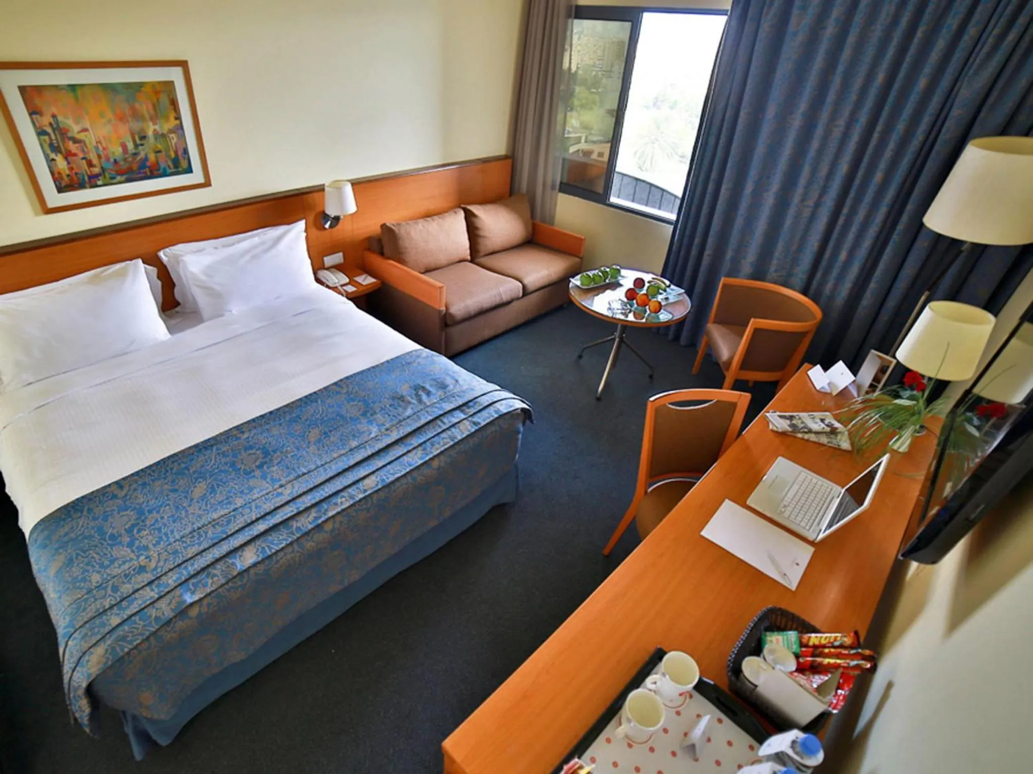 Bathroom, Bed in Lancaster Tamar Hotel- Hadath