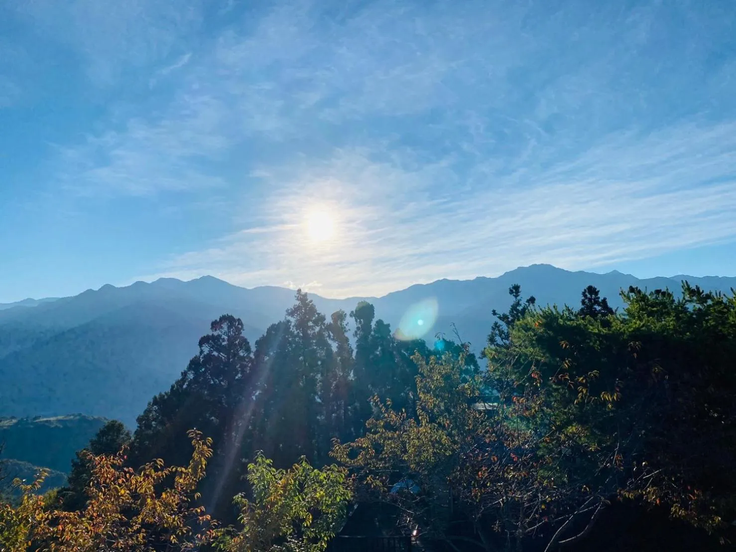 Mountain view in Ailiga Travel Villa