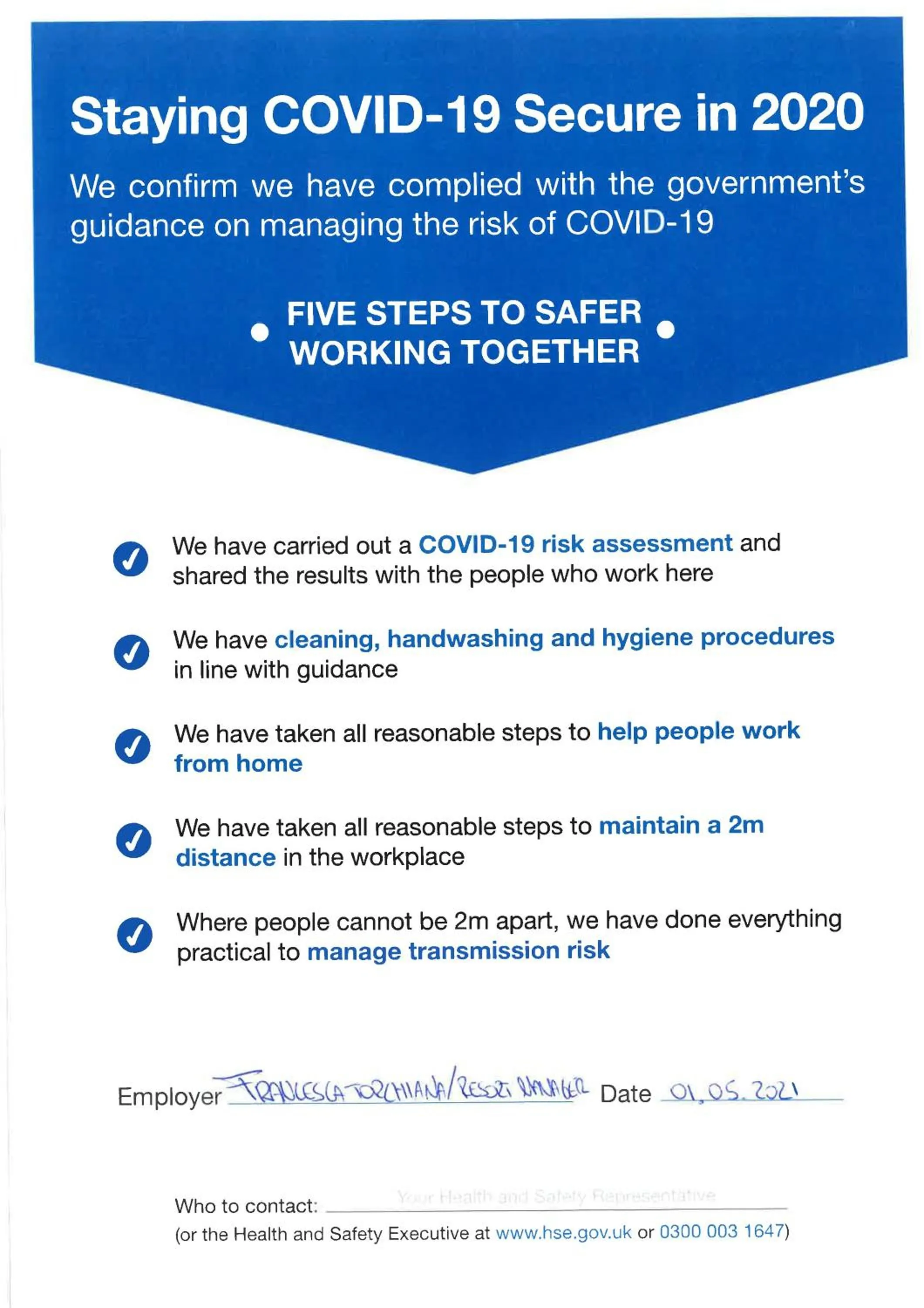 Logo/Certificate/Sign in Hapimag Apartments London