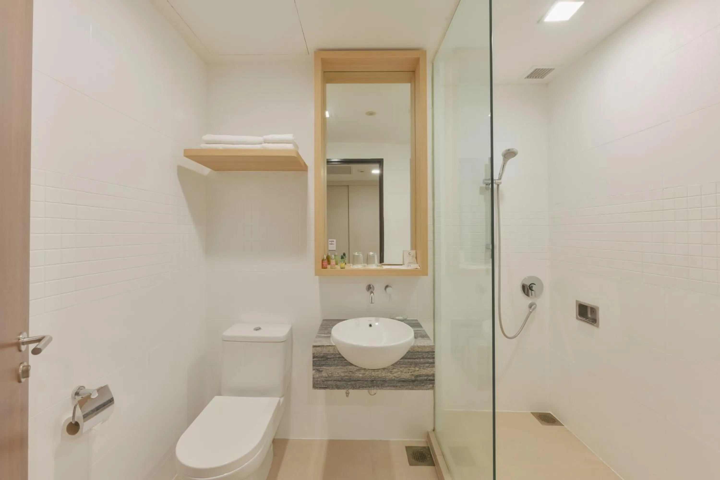 Shower in Changi Cove