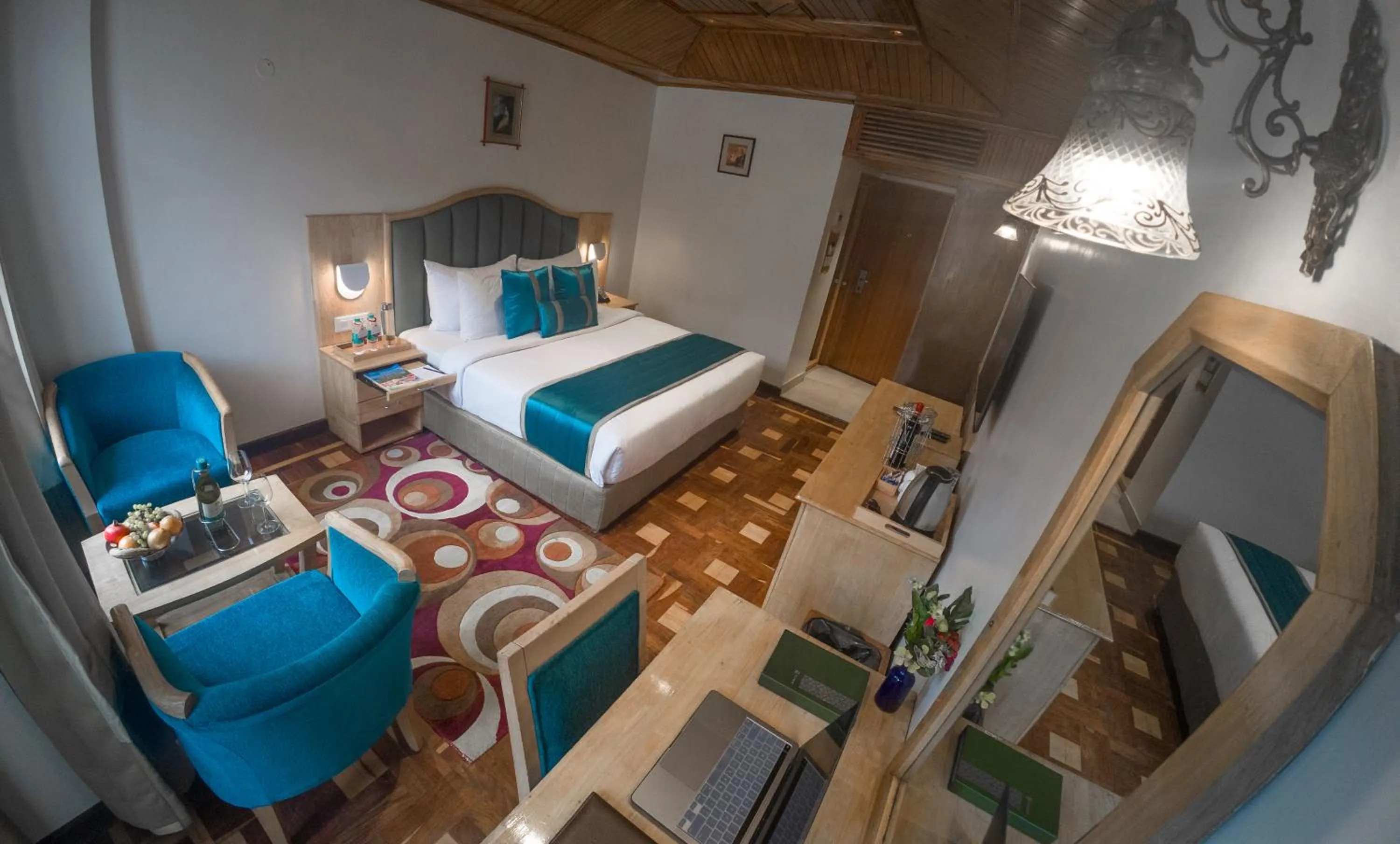 Bed in Bravia Hotel Manali Inn