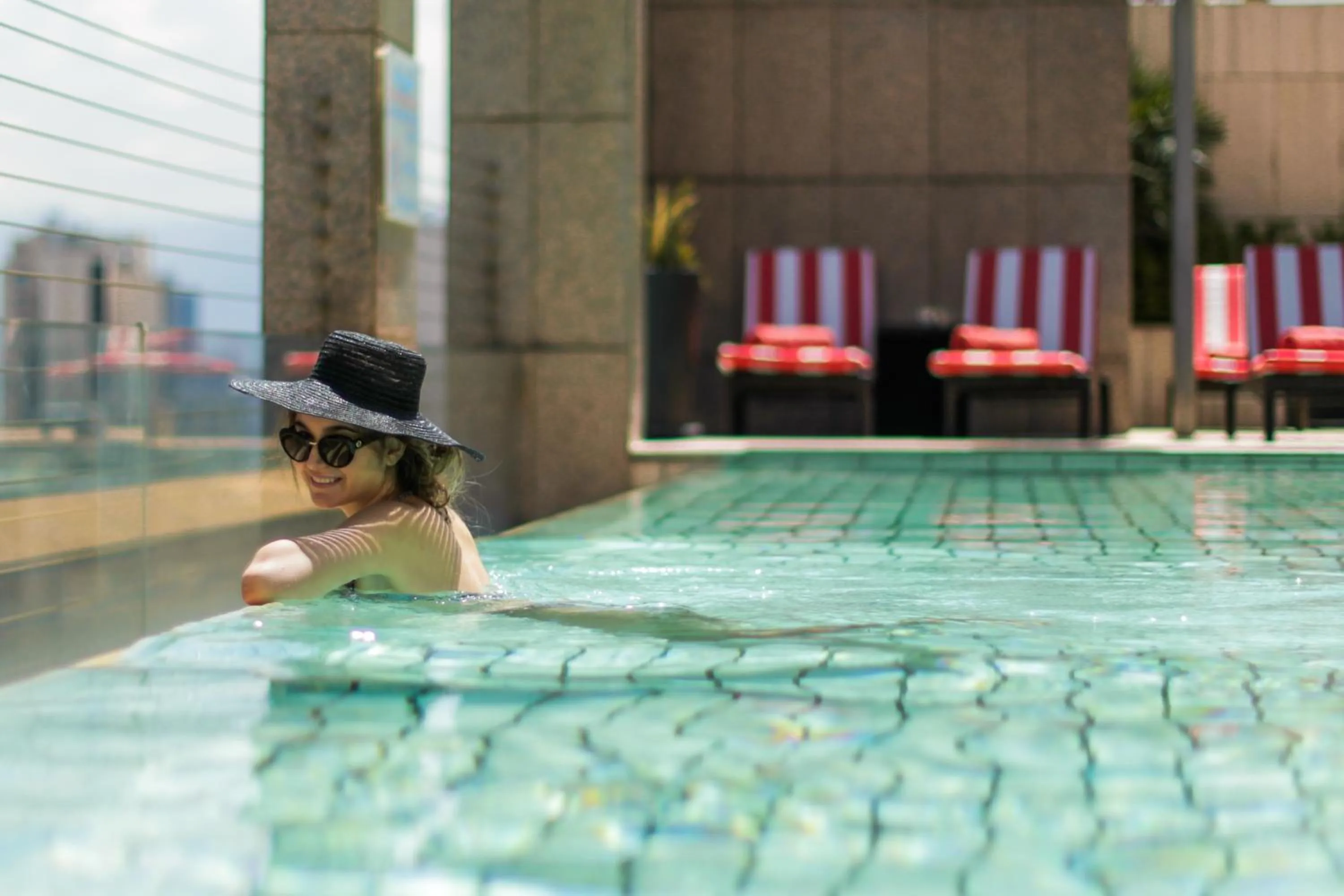 Swimming pool in Gefinor Rotana – Beirut