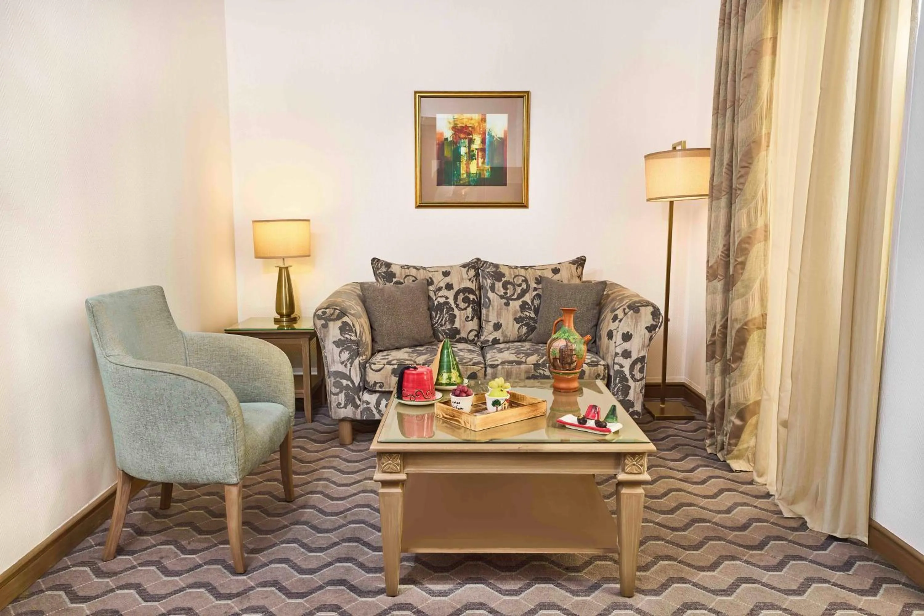 Living room in Gefinor Rotana – Beirut