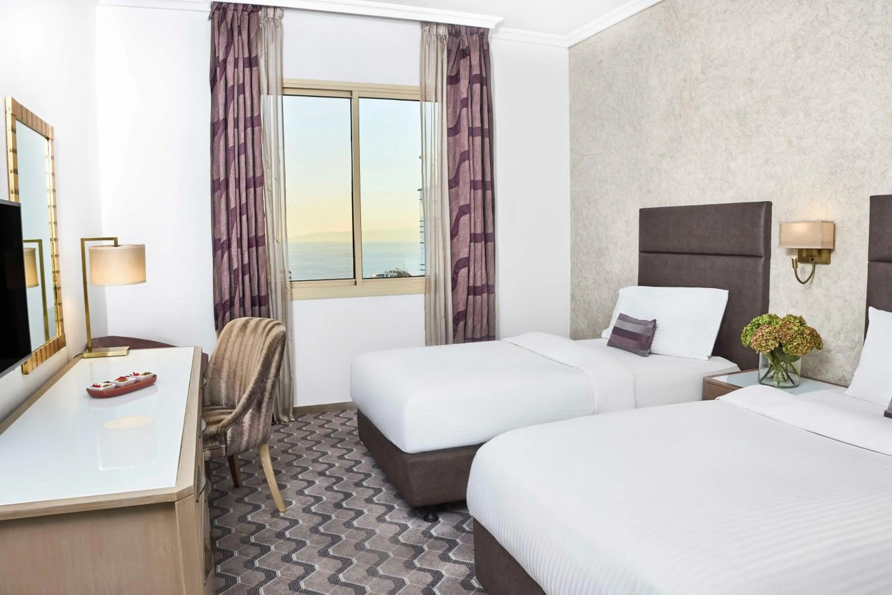 Bedroom, Bed in Gefinor Rotana – Beirut